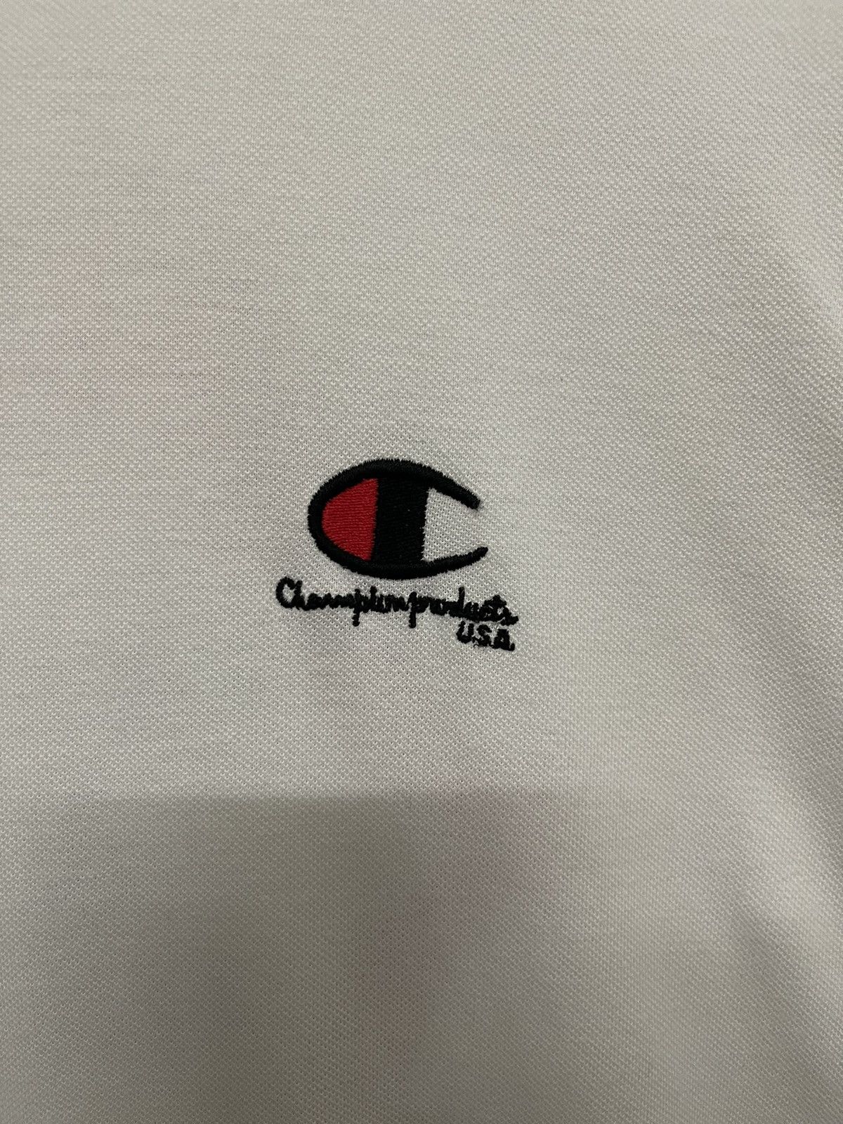 Champion × Vintage Vintage 90's Champion Track & Field T-shirt White Size US M / EU 48-50 / 2 - 4 Thumbnail
