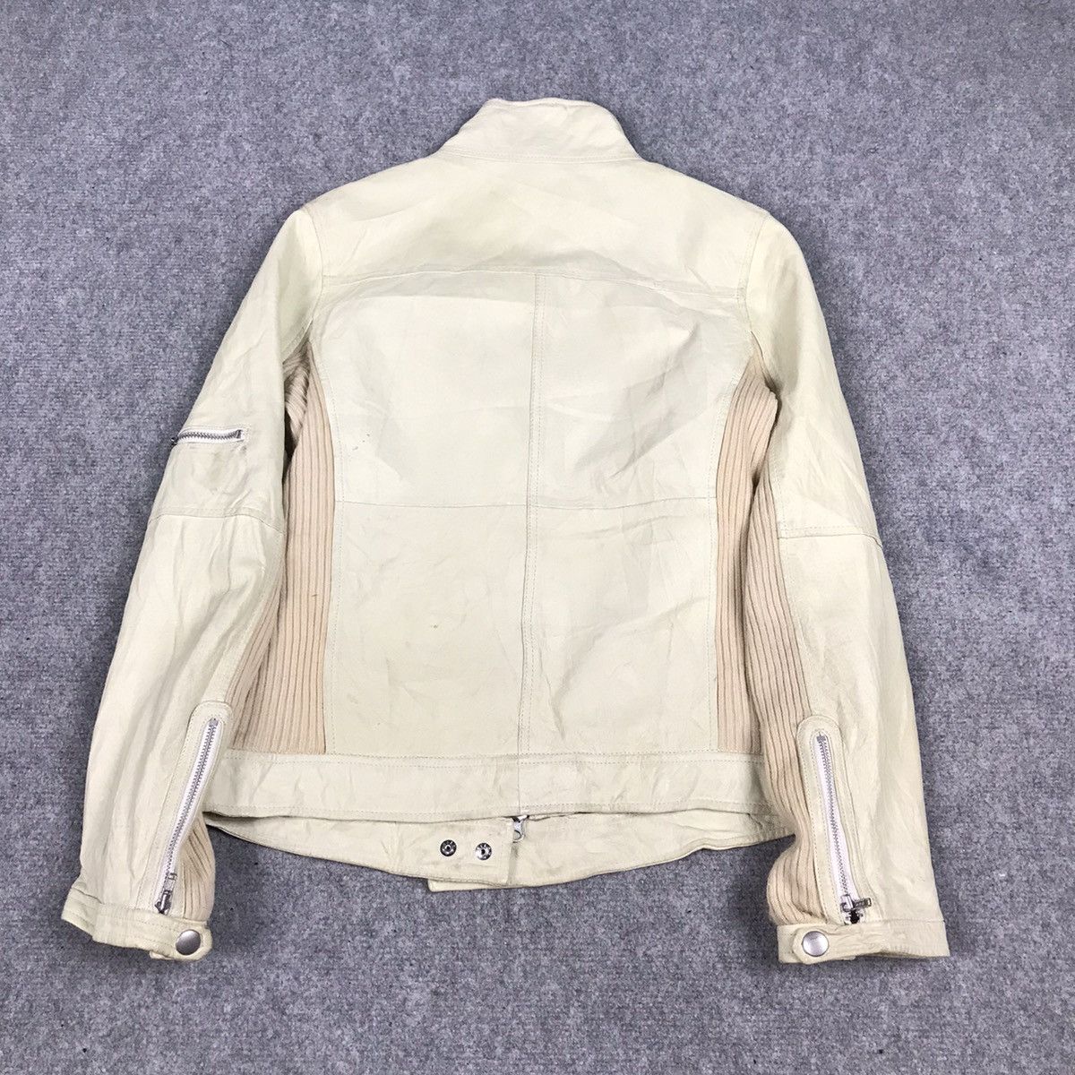 If Six Was Nine × Japanese Brand JAPAN FASHION INGRID LEATHER JACKET Size US S / EU 44-46 / 1 - 9 Thumbnail