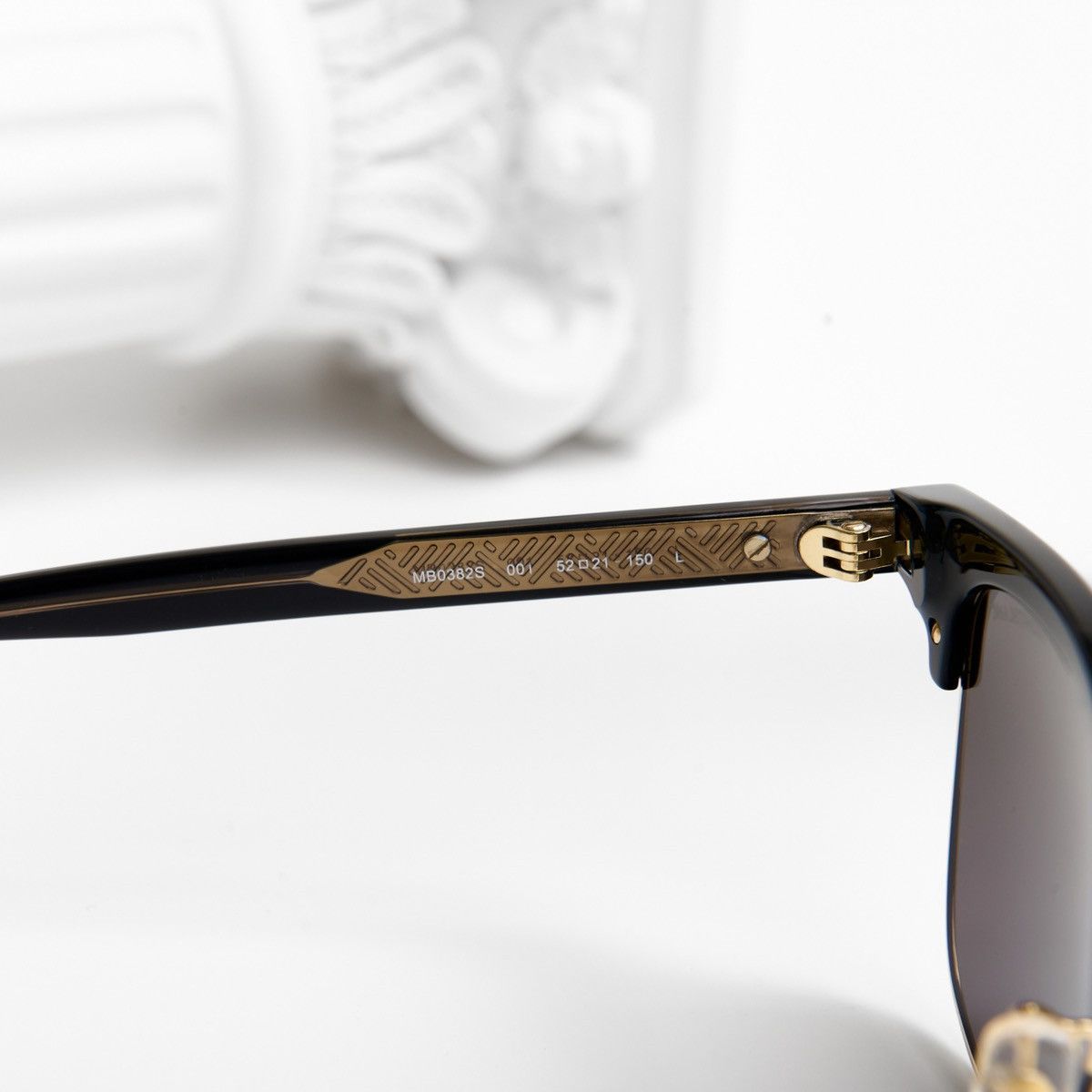 Montblanc MONTBLANC MB0382S 001 SUNGLASSES Size ONE SIZE - 5 Thumbnail