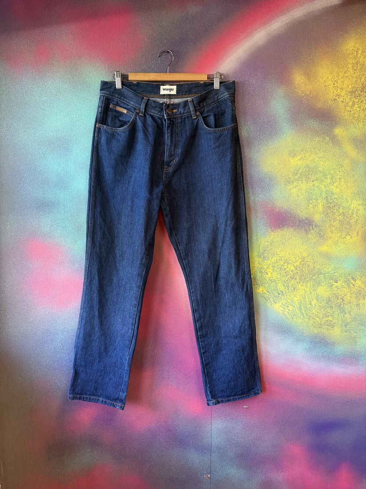 Wrangler Wrangler Texas Jeans - Classic Blue Denim (W 34 L 30) Size US 34 / EU 50 - 1 Thumbnail
