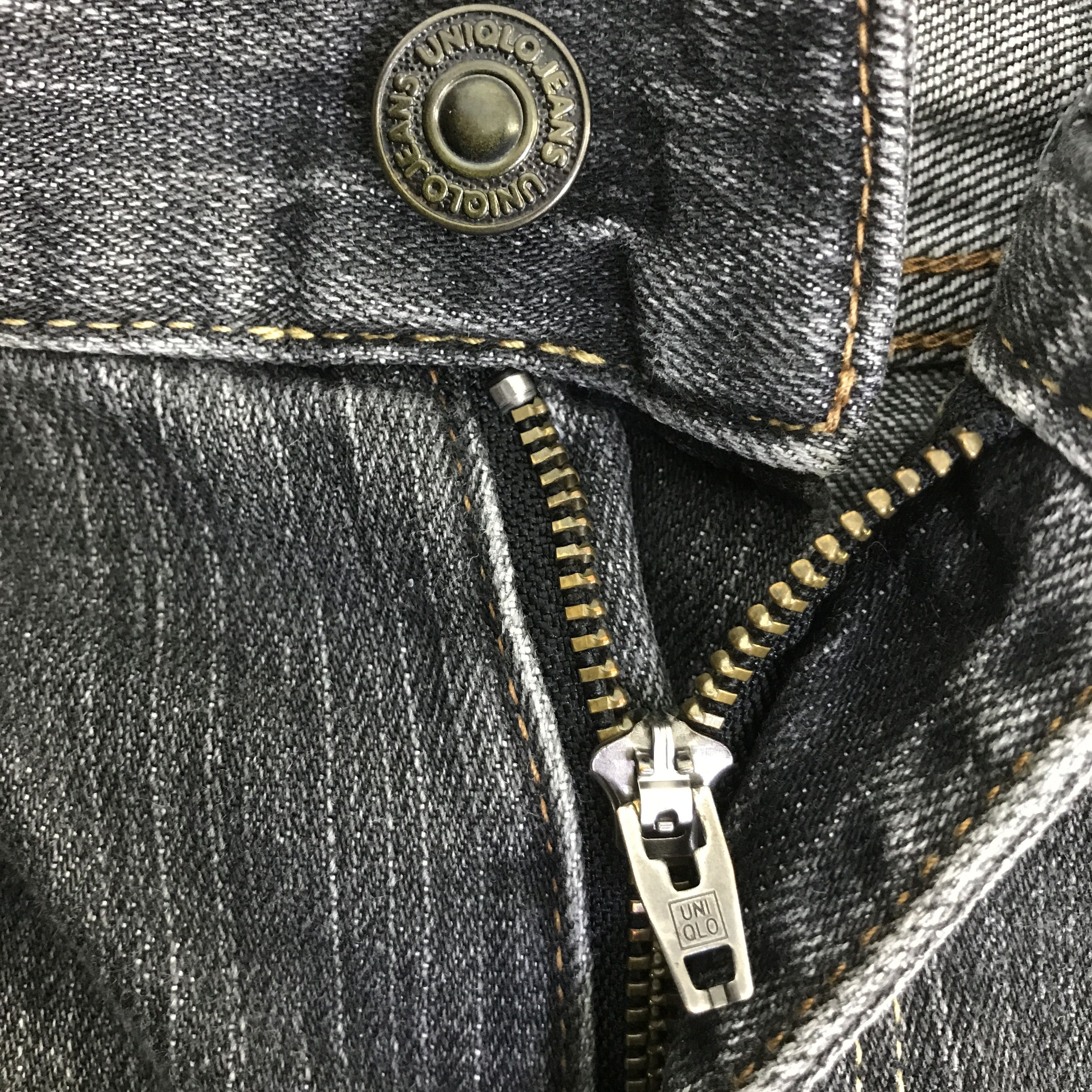 Japanese Brand Japanese Brand Uniqlo Black faded Denim jeans pants K74B13 Size US 30 / EU 46 - 12 Thumbnail