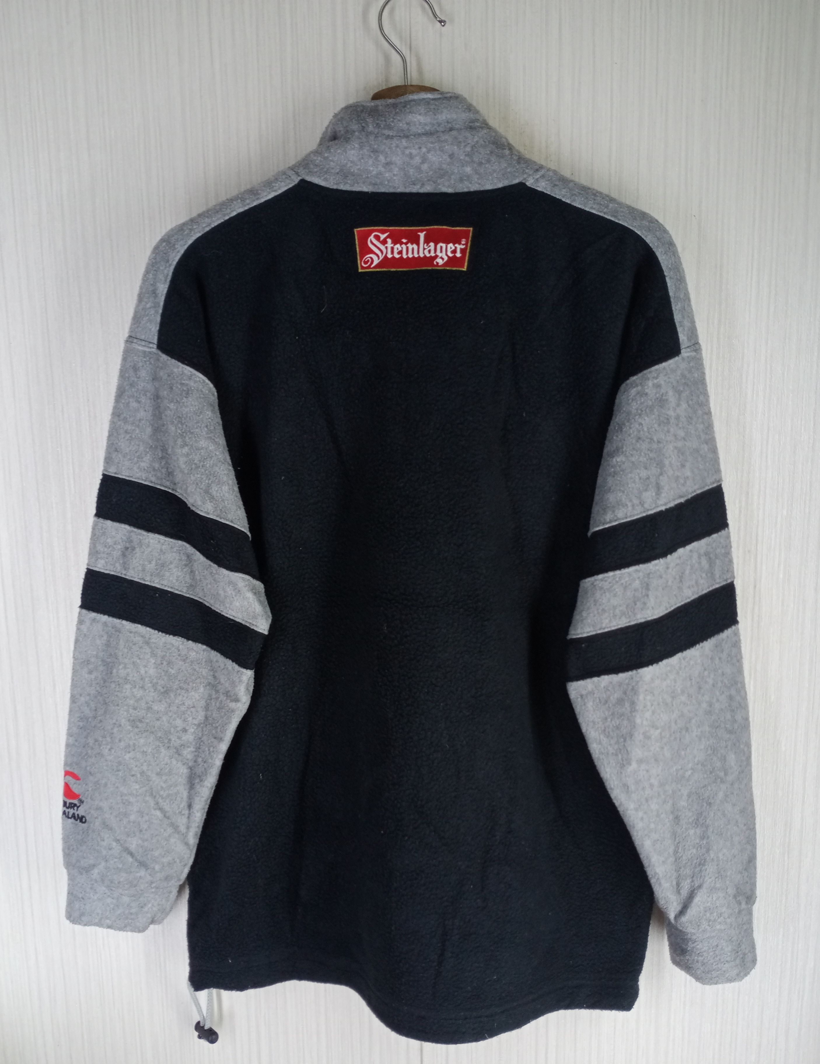 Canterbury of New Zealand Vintage Canterbury Steinlager All Black Half Zipper Fleece Size US M / EU 48-50 / 2 - 2 Thumbnail