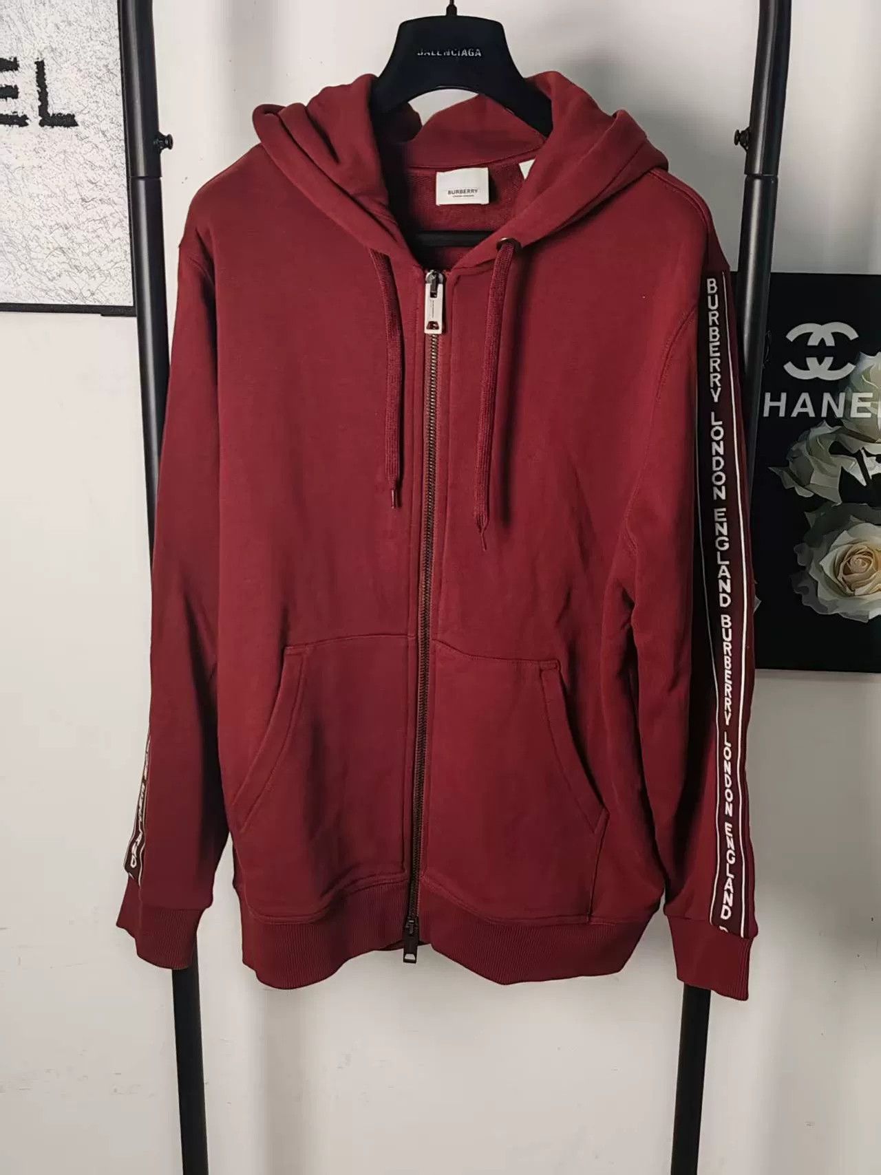 Burberry Burberry Zip-Up Jacket with Logo Size US M / EU 48-50 / 2 - 1 Thumbnail