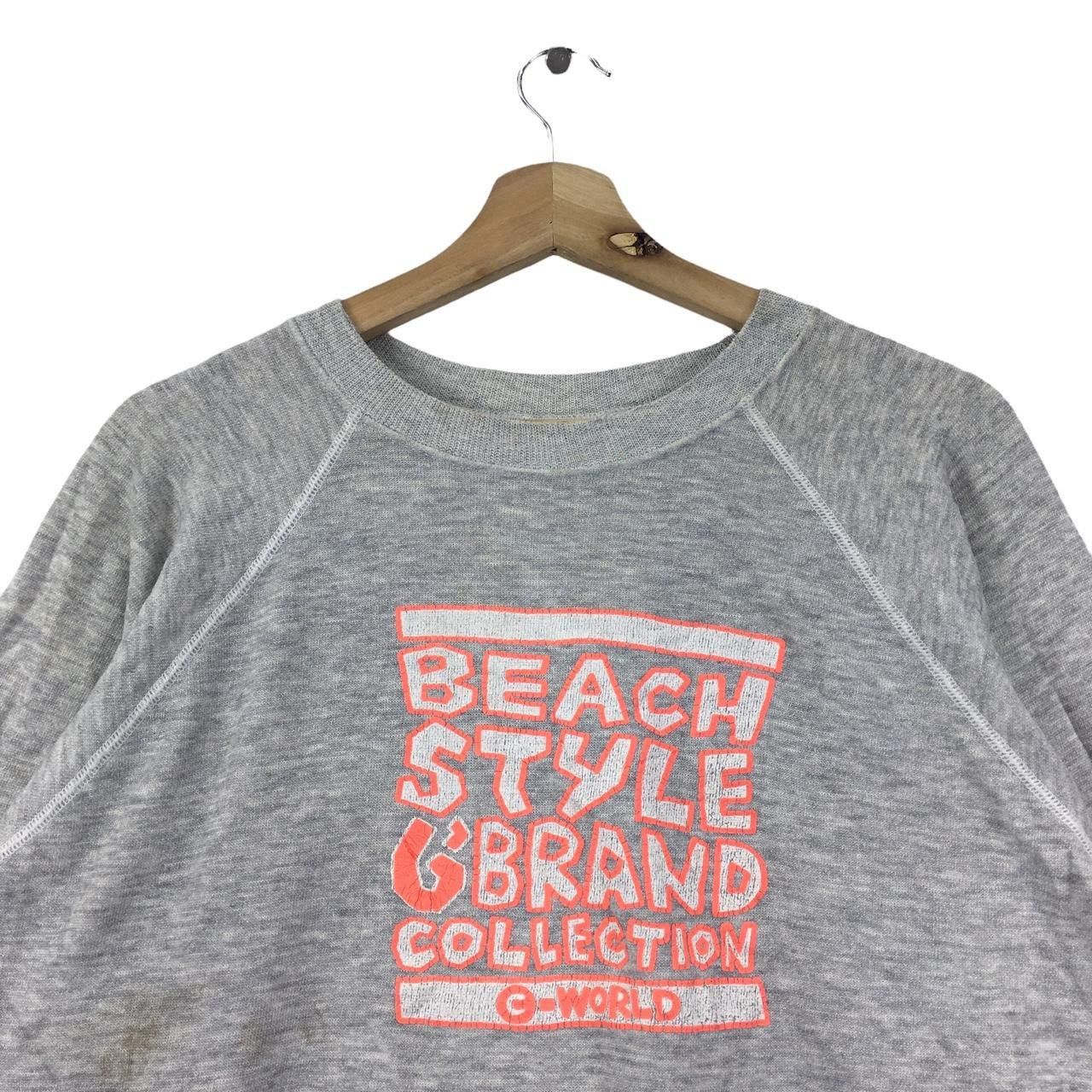 Vintage Vtg 80’ BEACH SURFING G’BRAND Hanes Sweatshirt Sweater Size US L / EU 52-54 / 3 - 2 Thumbnail