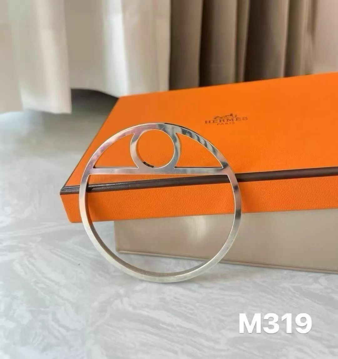 Hermes HERMES Vintage Silver Bracelet, Rare, GC, SH, M319 Size ONE SIZE - 1 Thumbnail