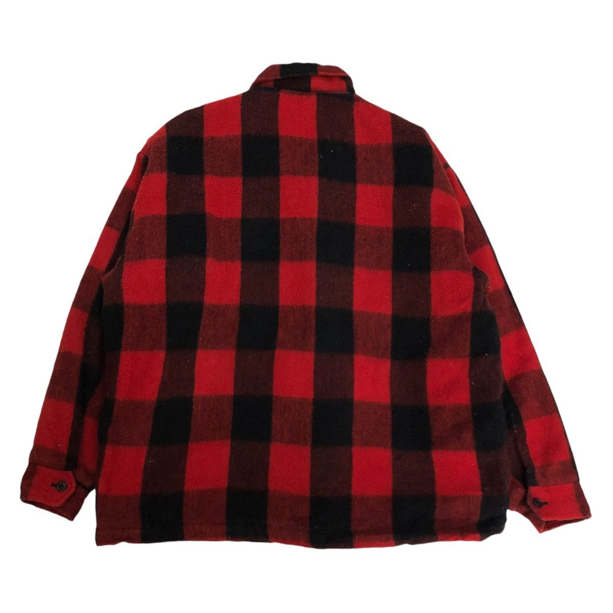 Japanese Brand 🔥VINTAGE WOOL BUTTON BOMBER JACKET HOUSTON TARTAN DESIGN Size US M / EU 48-50 / 2 - 2 Thumbnail