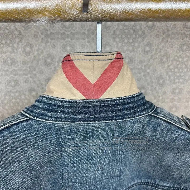 Burberry Burberry Blue Cotton Blend Women's Jacket. Size M / US 6-8 / IT 42-44 - 6 Thumbnail