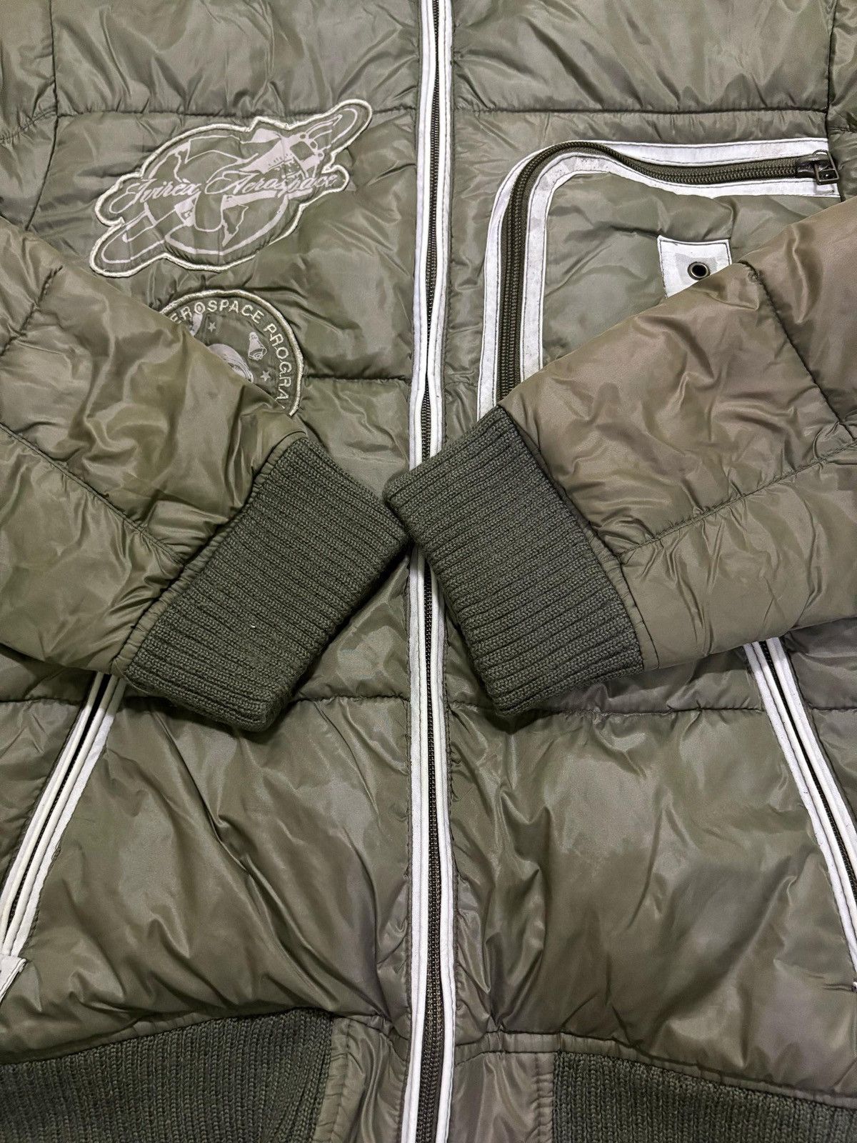Avirex Avirex Varsity Puffer Jacket Aero Space Program With Hoodies Size US L / EU 52-54 / 3 - 10 Thumbnail
