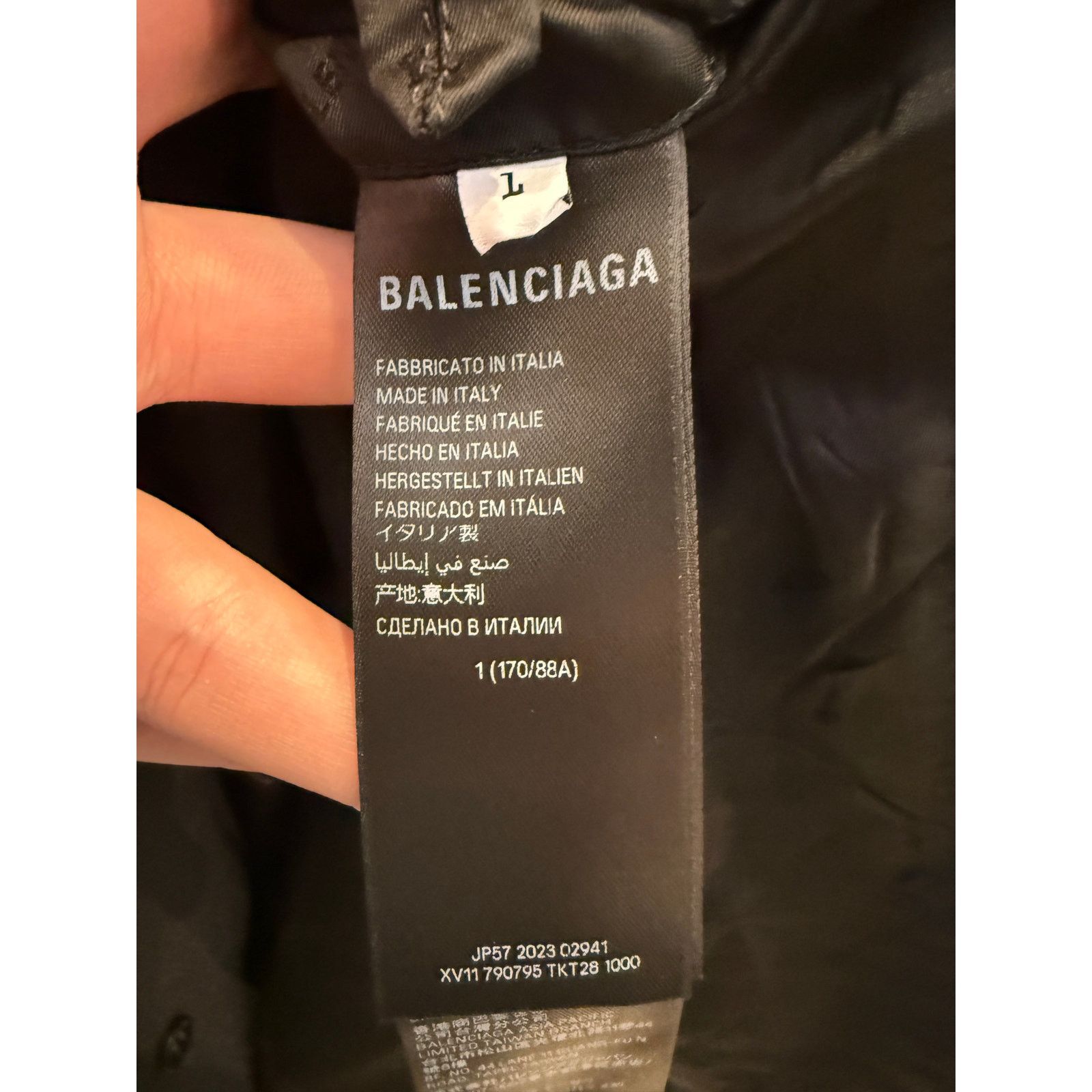 Balenciaga $3.8k Balenciaga 2024 Twill Boxy Jacket Size US S / EU 44-46 / 1 - 6 Thumbnail