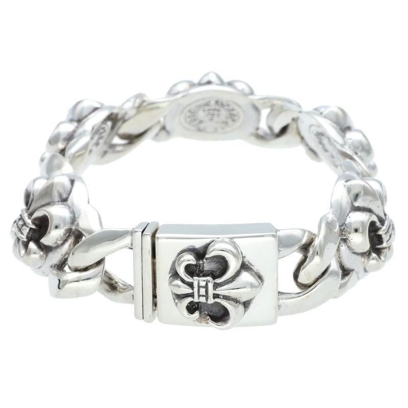 Chrome Hearts 5link Chrome Hearts Fleur Link Bracelet Size ONE SIZE - 1 Thumbnail