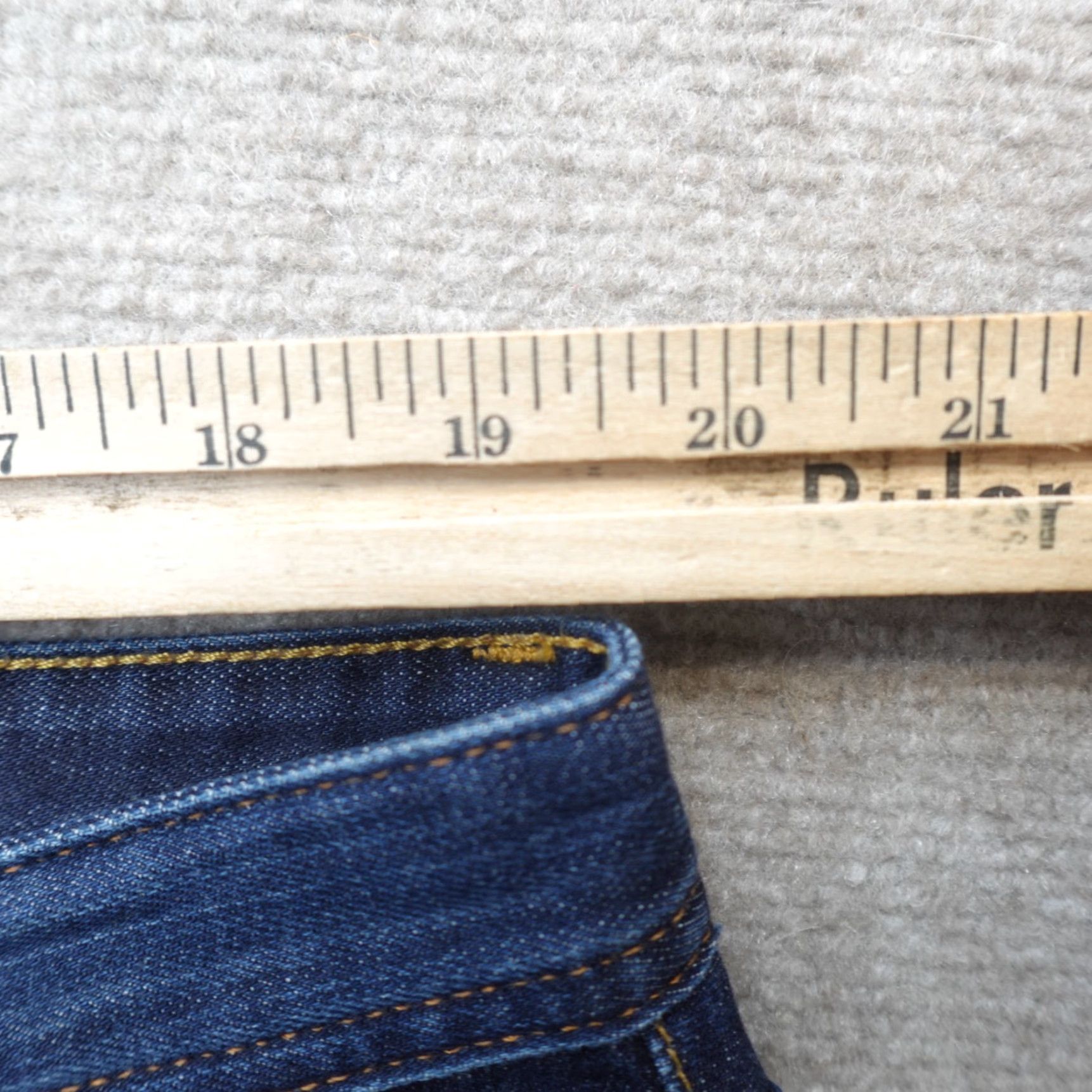 Vintage The Protege AJ Jeans 38 x 32 Blue Cotton Straight Made in USA Size US 38 / EU 54 - 6 Thumbnail