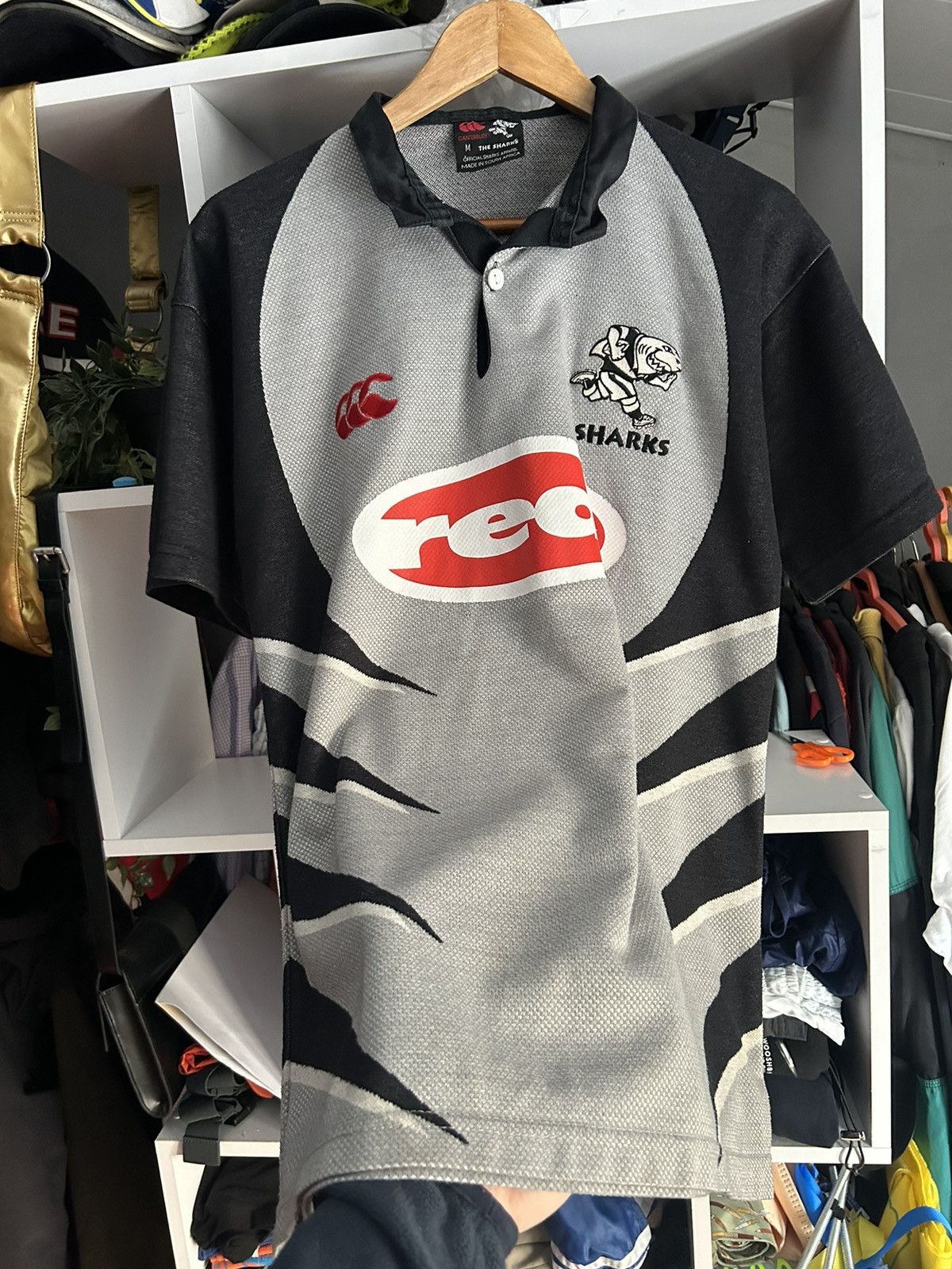 Canterbury of New Zealand Sharks South Africa Canterbury of New Zealand Rugby Jersey Size US M / EU 48-50 / 2 - 2 Thumbnail