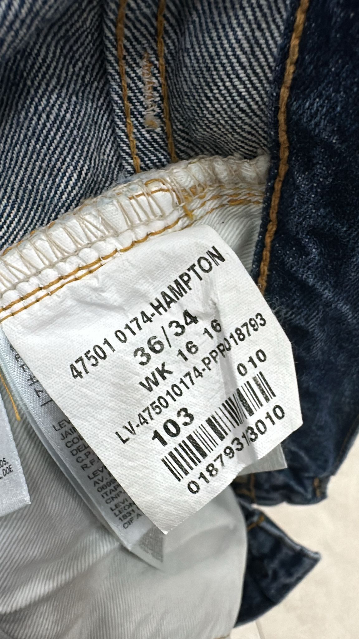 Levi's Vintage Clothing LVC Levi's Vintage Clothing 1947 501XX BigE Selvedge Jeans Size US 36 / EU 52 - 9 Thumbnail