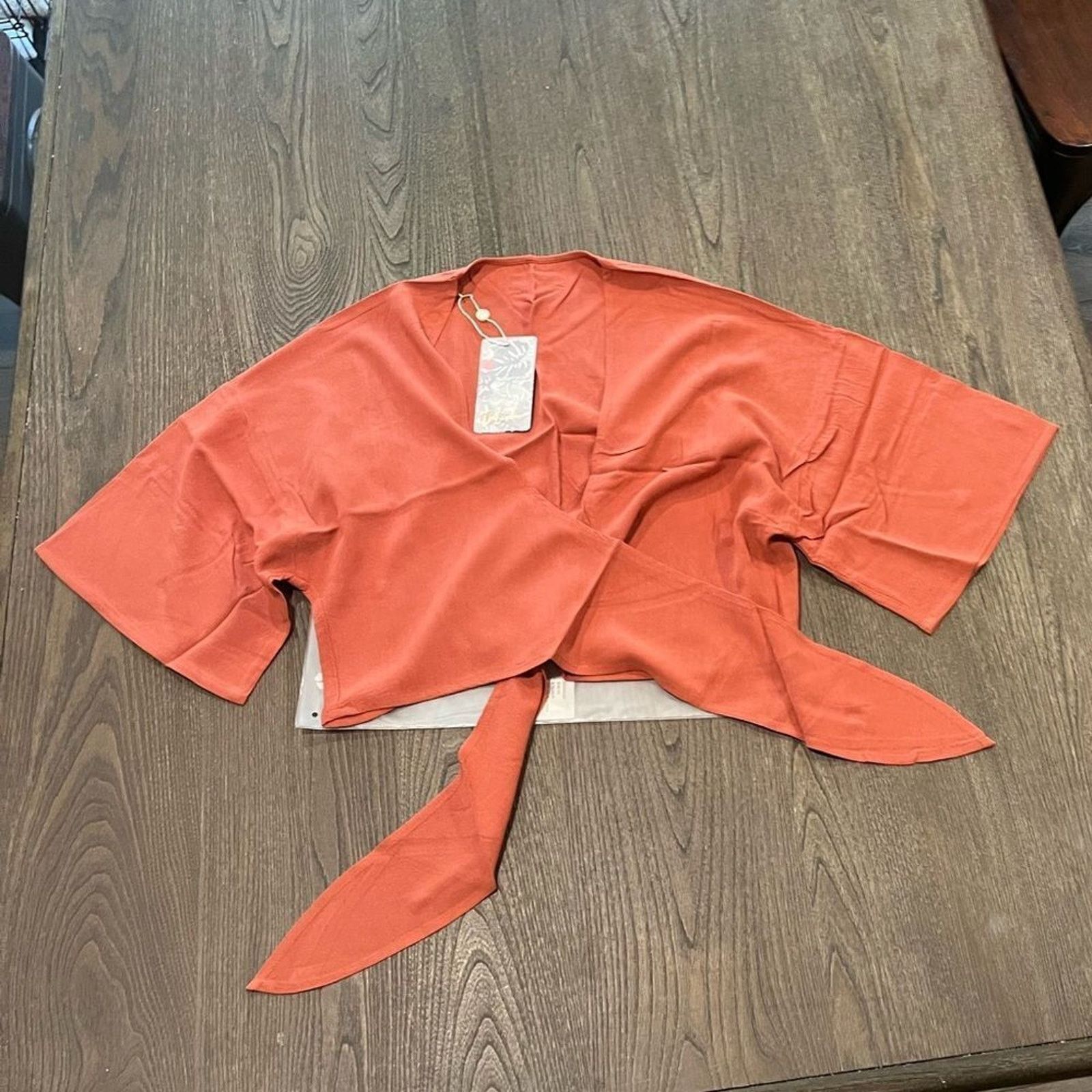 Vintage NWT Toluca Maria Swim Cover Up Shirt Clay Size M Size ONE SIZE - 1 Thumbnail