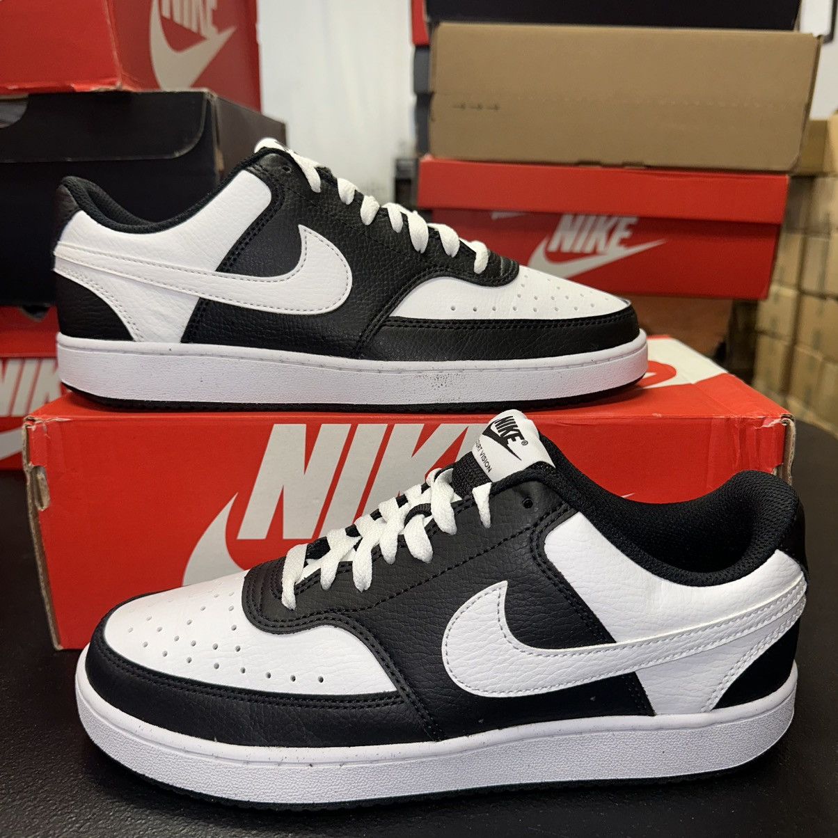 Nike Size 9.5W (8M)- Nike Court Vision Low Black White DH3158-003 Size US 9.5 / IT 39.5 - 1 Thumbnail