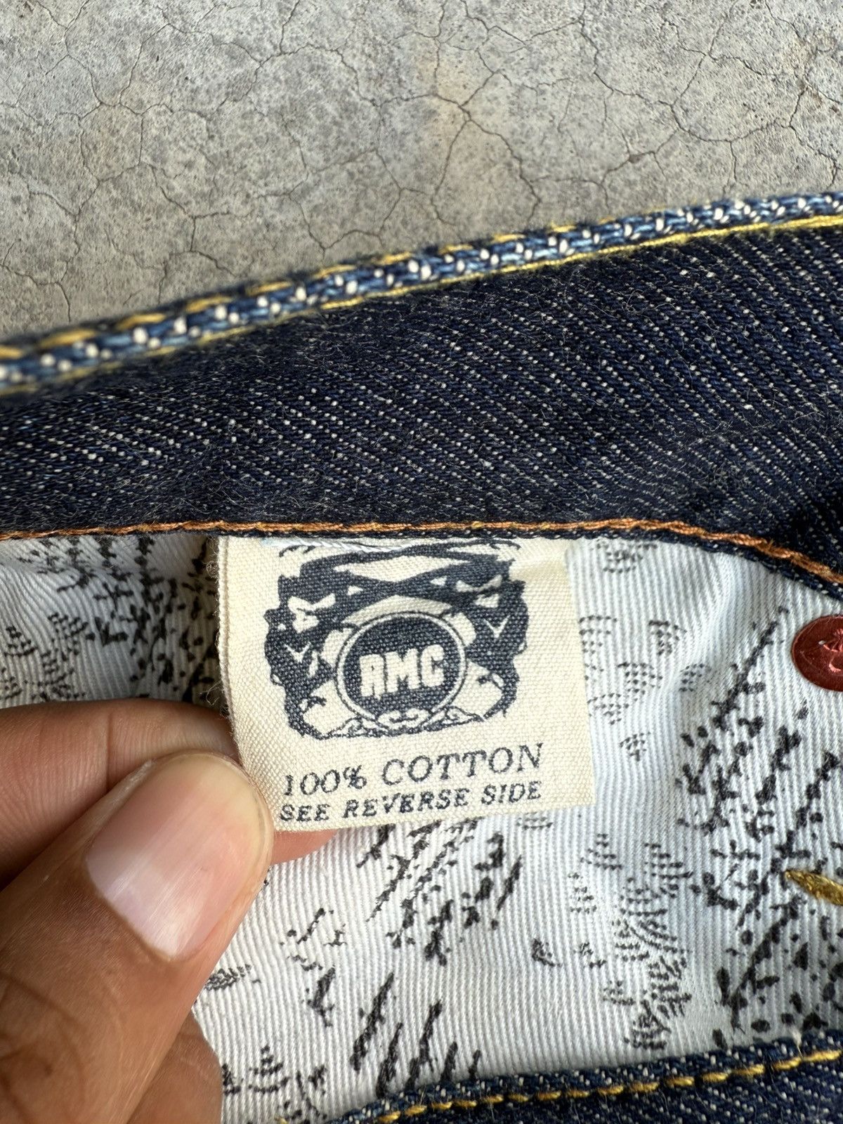 RMC Jeans Red Monkey Company Embroidered Jeans Distressed Jeans Size US 34 / EU 50 - 19 Thumbnail