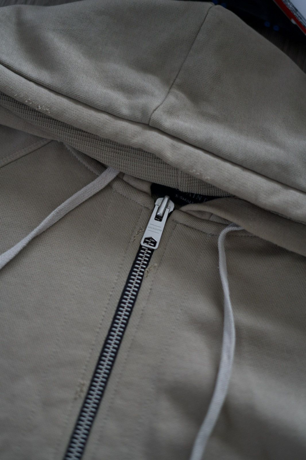 Allsaints Allsaints Distressed Zip Up Hoodie Size US XS / EU 42 / 0 - 4 Thumbnail
