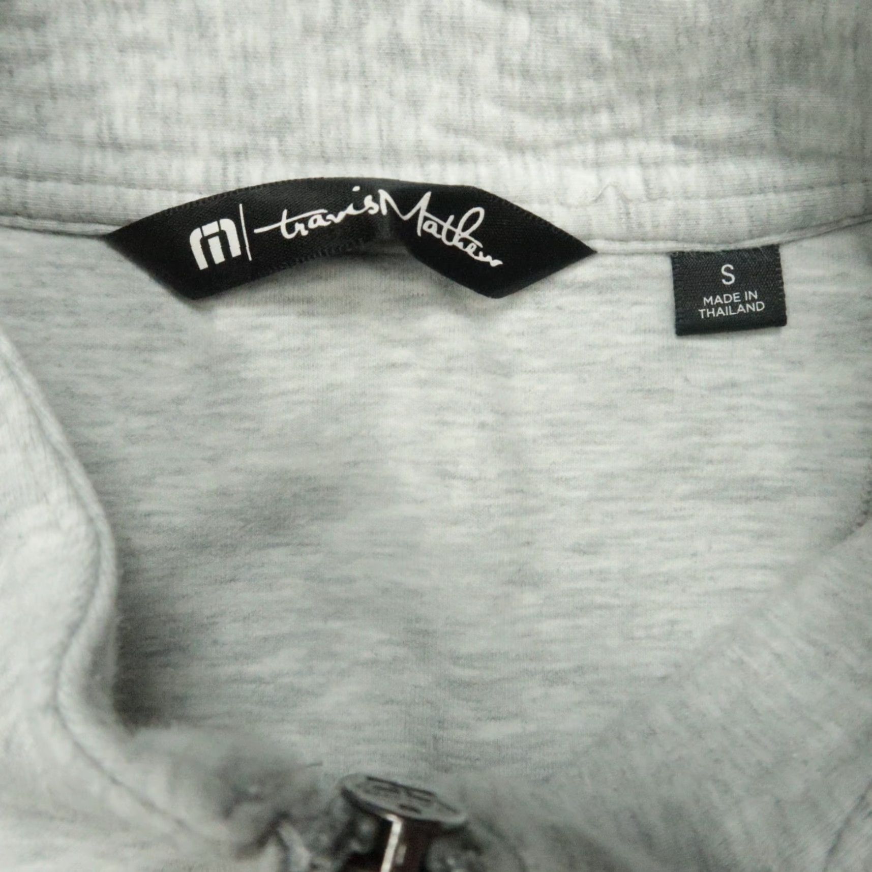 TravisMathew Travis Mathew Jacket Mens Small Gray Cash Out Full Zip Pockets Size US S / EU 44-46 / 1 - 3 Thumbnail