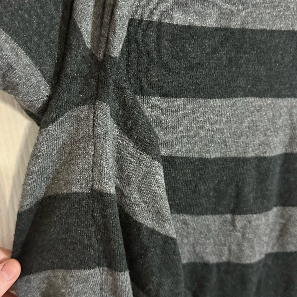 Nice Collective Cowl Neck Charcoal and Gray Sweater by Nine & Co Size M / US 6-8 / IT 42-44 - 3 Thumbnail
