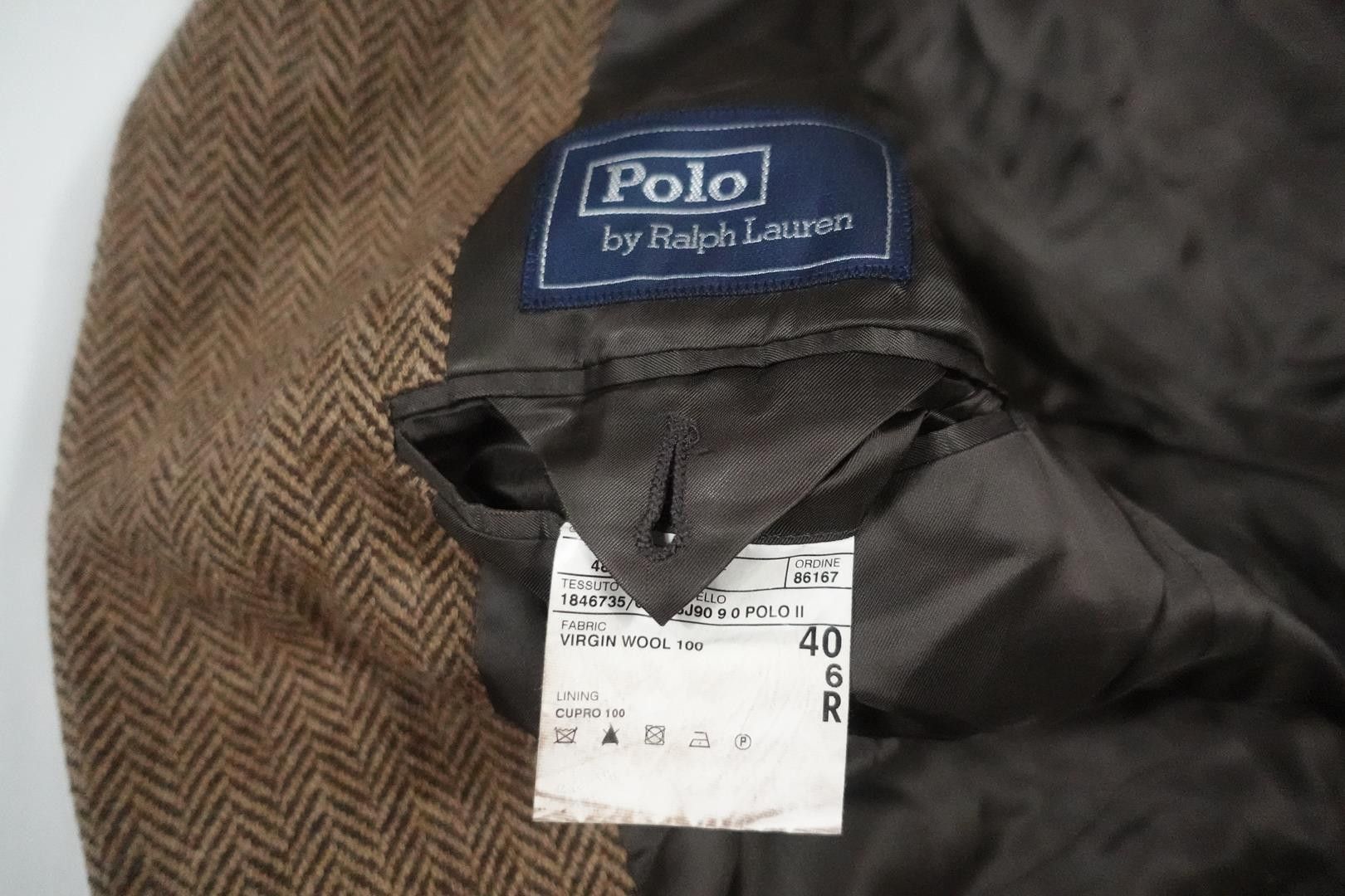 Polo Ralph Lauren Polo Ralph Lauren Blazer Jacket Coat Herringbone Tweed 40R Size 40R - 4 Thumbnail
