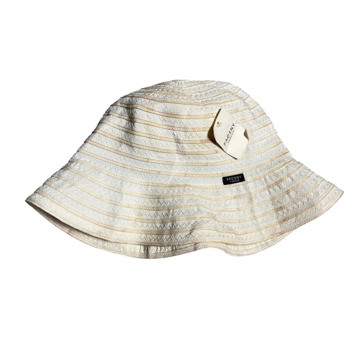 Y's Y’s Yohji Yamamoto Y’saccs Japanese Striped Bucket Hat Size ONE SIZE - 1 Thumbnail