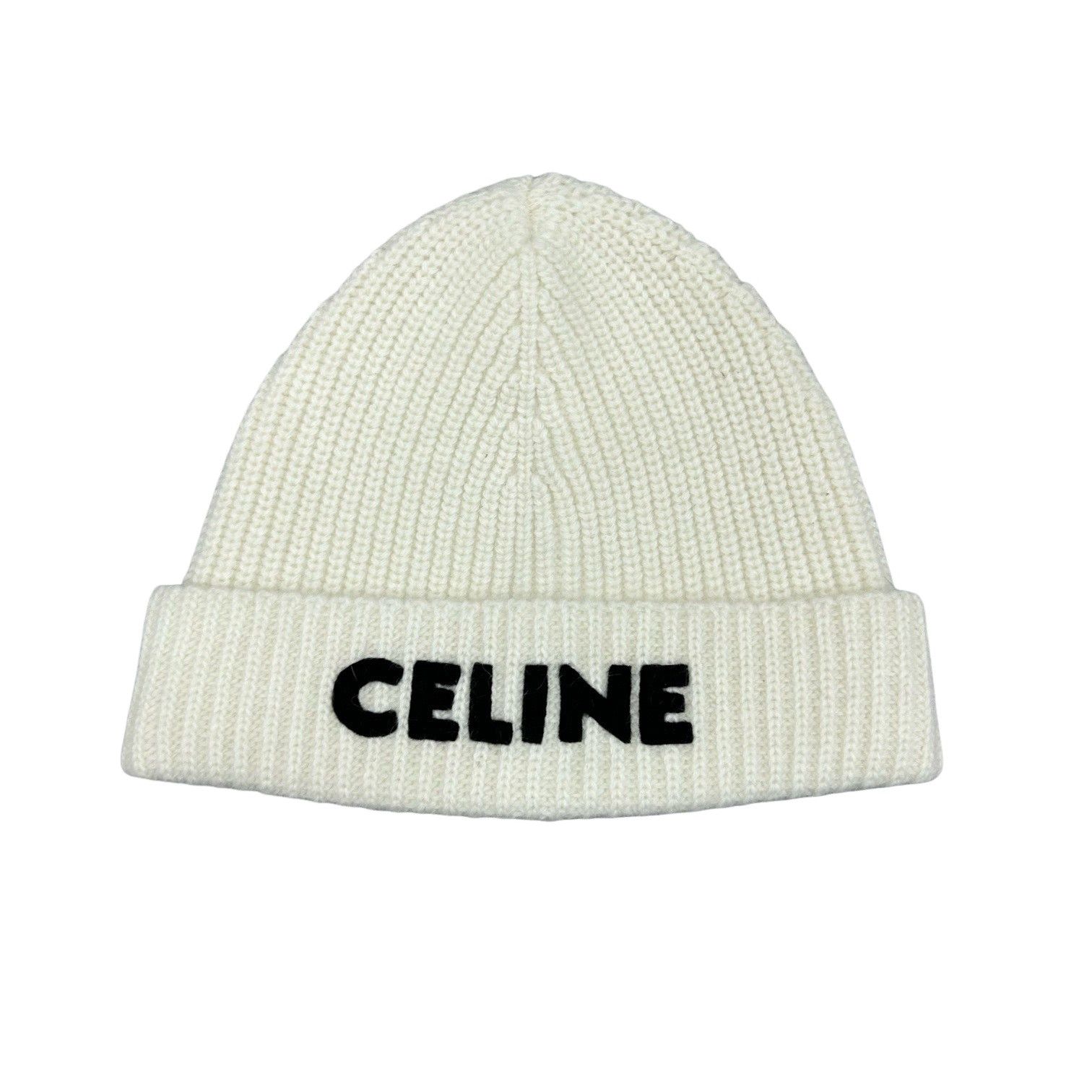 Celine Celine Logo Beanie Size ONE SIZE Size ONE SIZE - 1 Thumbnail