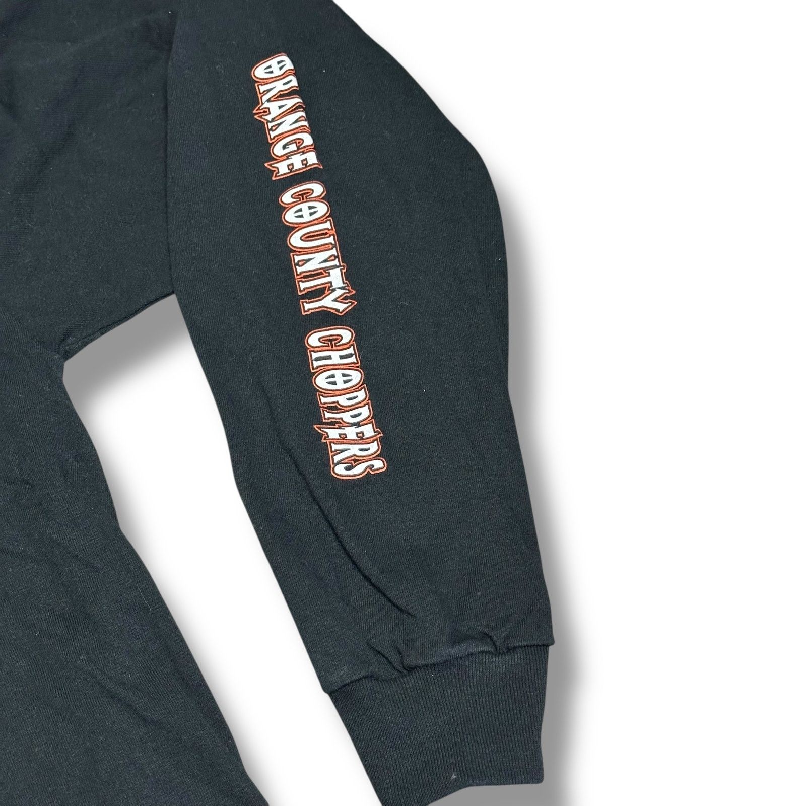 Harley Davidson × Vintage Y2K 2003 Orange County Choppers Long Sleeve Biker Tee Size US M / EU 48-50 / 2 - 7 Thumbnail