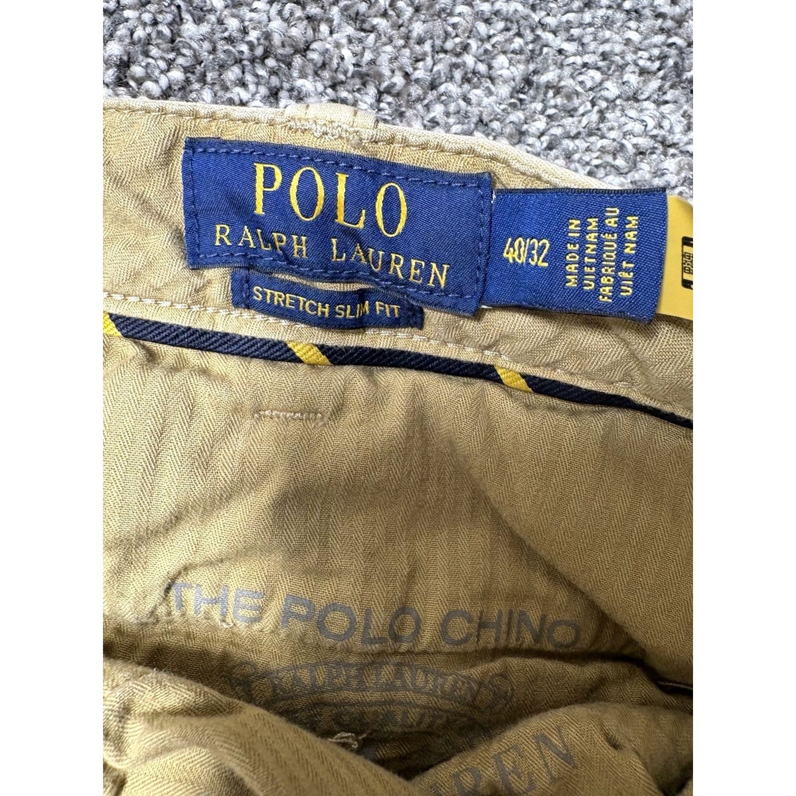 Polo Ralph Lauren Polo Ralph Lauren Chino Pants Mens 40x32 Brown Tan Stretch Slim Fit Casual Formal Business Size US L / EU 52-54 / 3 - 2 Thumbnail