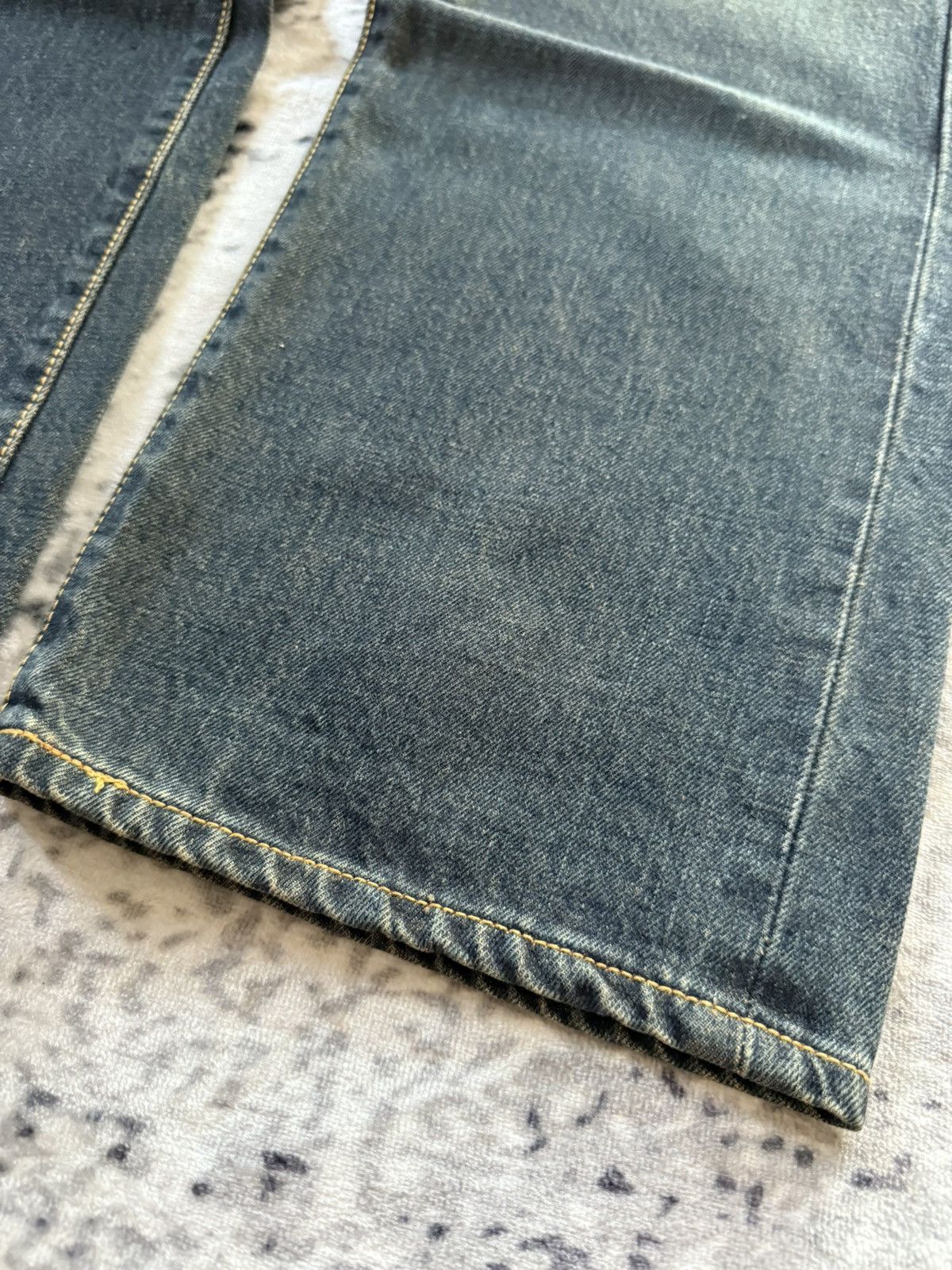 Edwin EDWIN 505 Type 1 OG Mud Wash Selvedge Loose Jeans Size US 30 / EU 46 - 7 Thumbnail