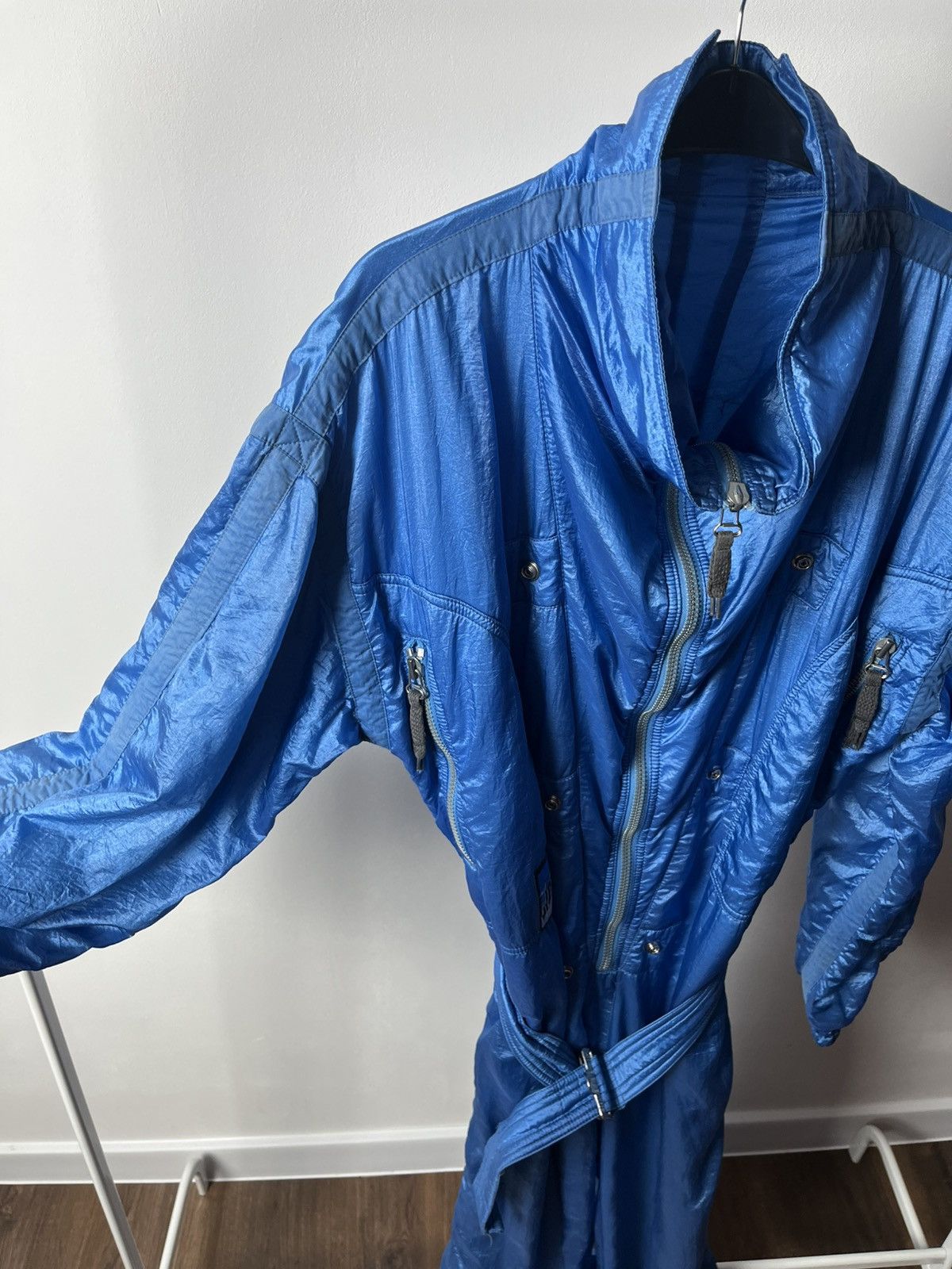 JET SET × Vintage Vintage Jet Set Ski Wear Blue Snowsuit Retro One-Piece Suit Size US M / EU 48-50 / 2 - 13 Thumbnail