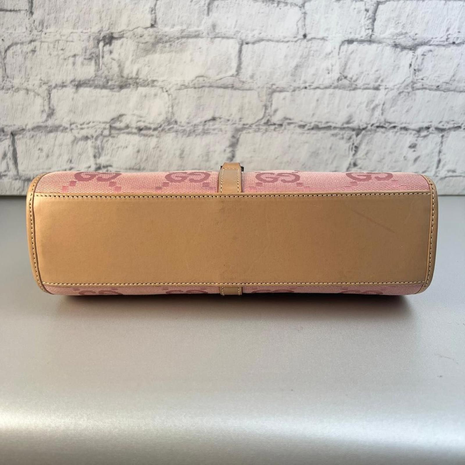 Gucci Gucci - Pink GG Canvas Shoulder Bag Size ONE SIZE - 5 Thumbnail