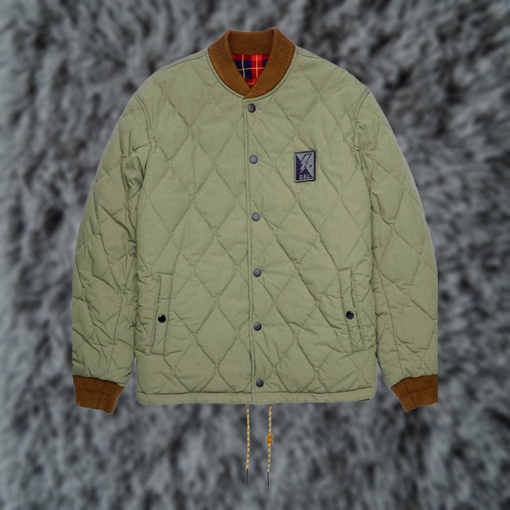 Diesel Diesel J-Foot-Bnb reversible quilted military style Insulated Cordura Green Bomber Jacket XL Men Size US XL / EU 56 / 4 - 1 Thumbnail