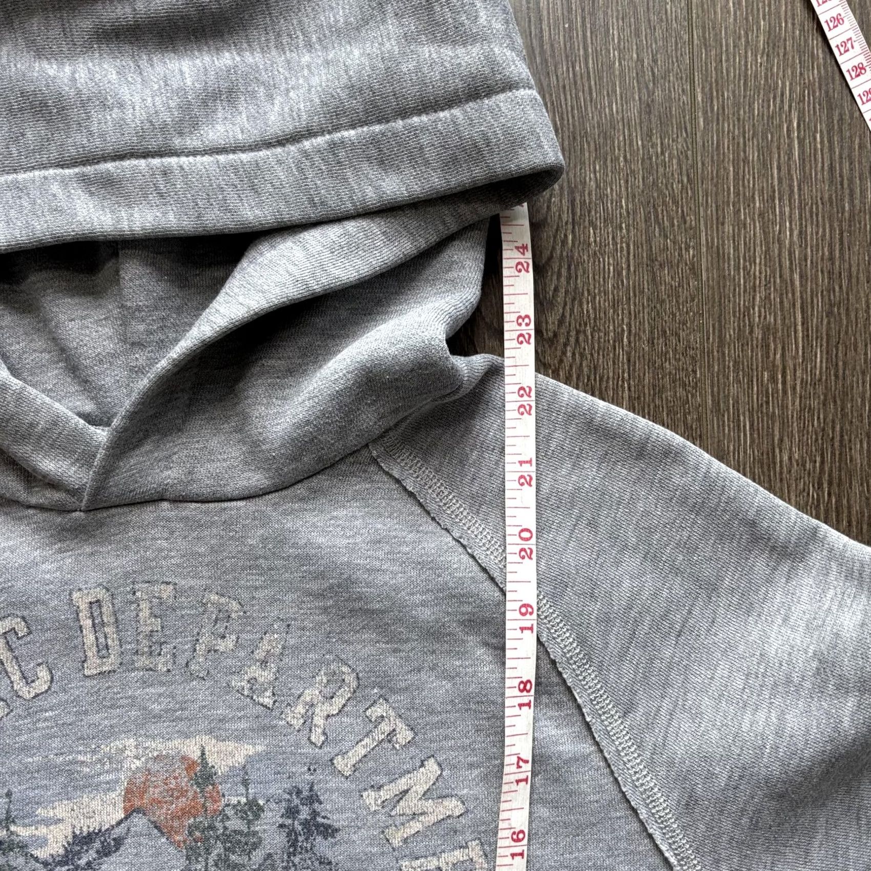 Vintage Abercrombie Fitch Hoodie Womens Small Gray Y2K Pullover 1892 Sweatshirt Size S / US 4 / IT 40 - 7 Thumbnail