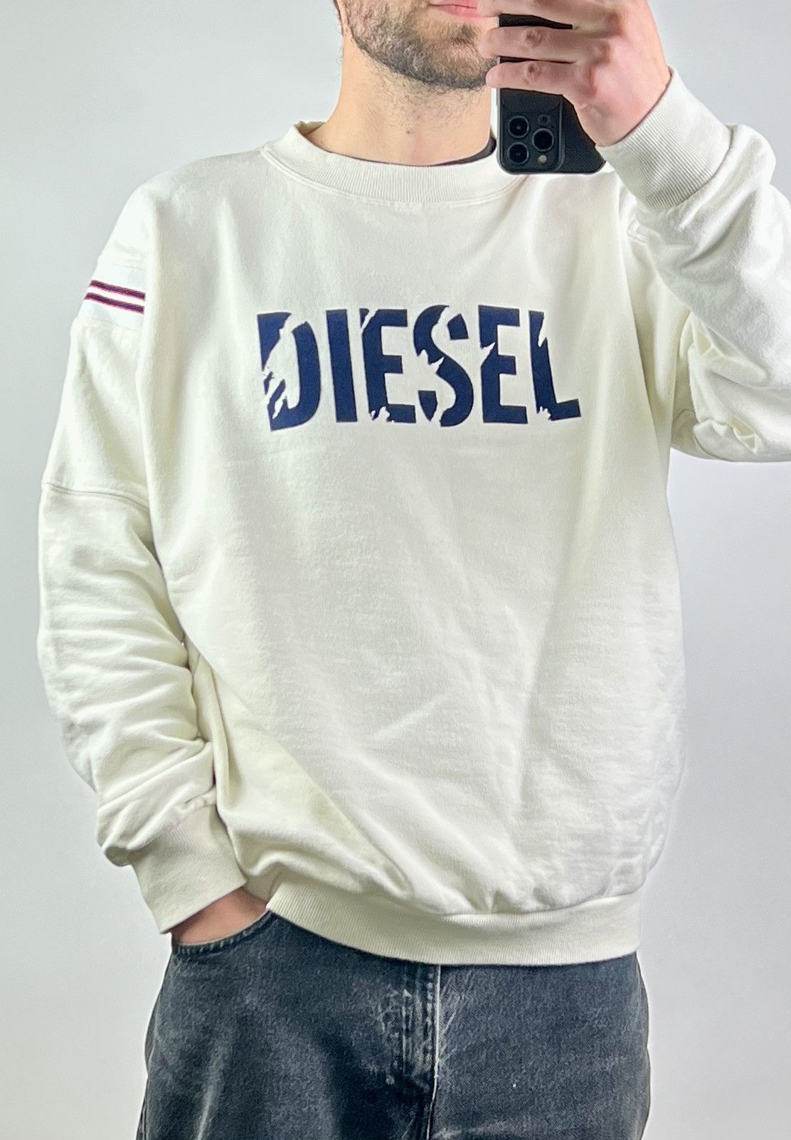 Diesel Diesel Big Logo Sweatshirt Size US L / EU 52-54 / 3 - 1 Thumbnail