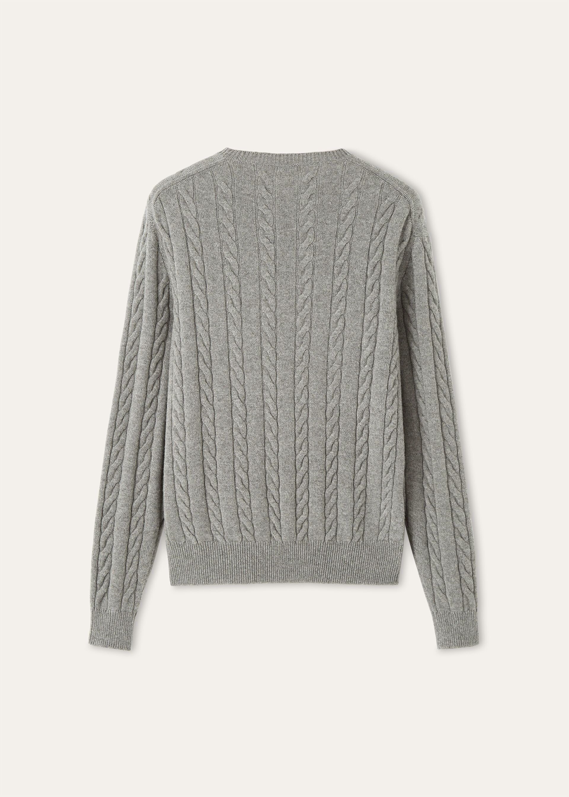 Loro Piana os11x0226 FAQ4517 Cedar Crewneck Sweater in Glacier Sky Size US L / EU 52-54 / 3 - 6 Thumbnail