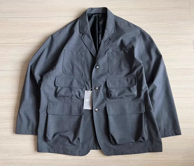 Beams Plus Multi-Pocket Wool Blend Functional Blazer Jacket Size US L / EU 52-54 / 3 - 1 Thumbnail