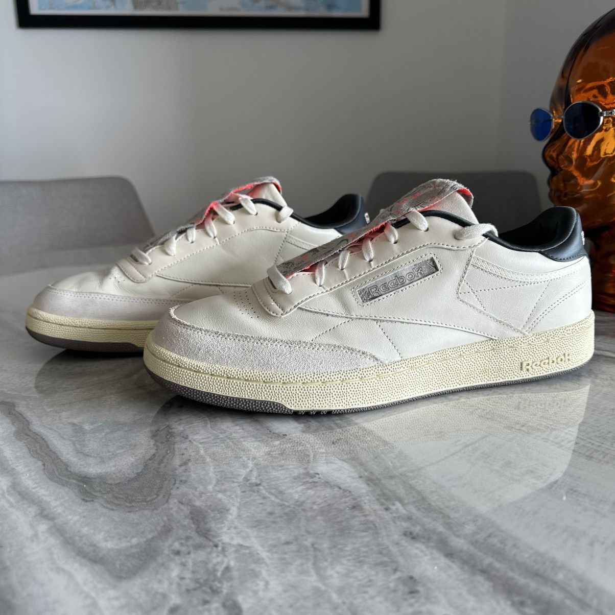 Reebok Reebok Club C 85 Year of the Ox White Leather Sneakers Size US 13 / EU 46 - 1 Thumbnail