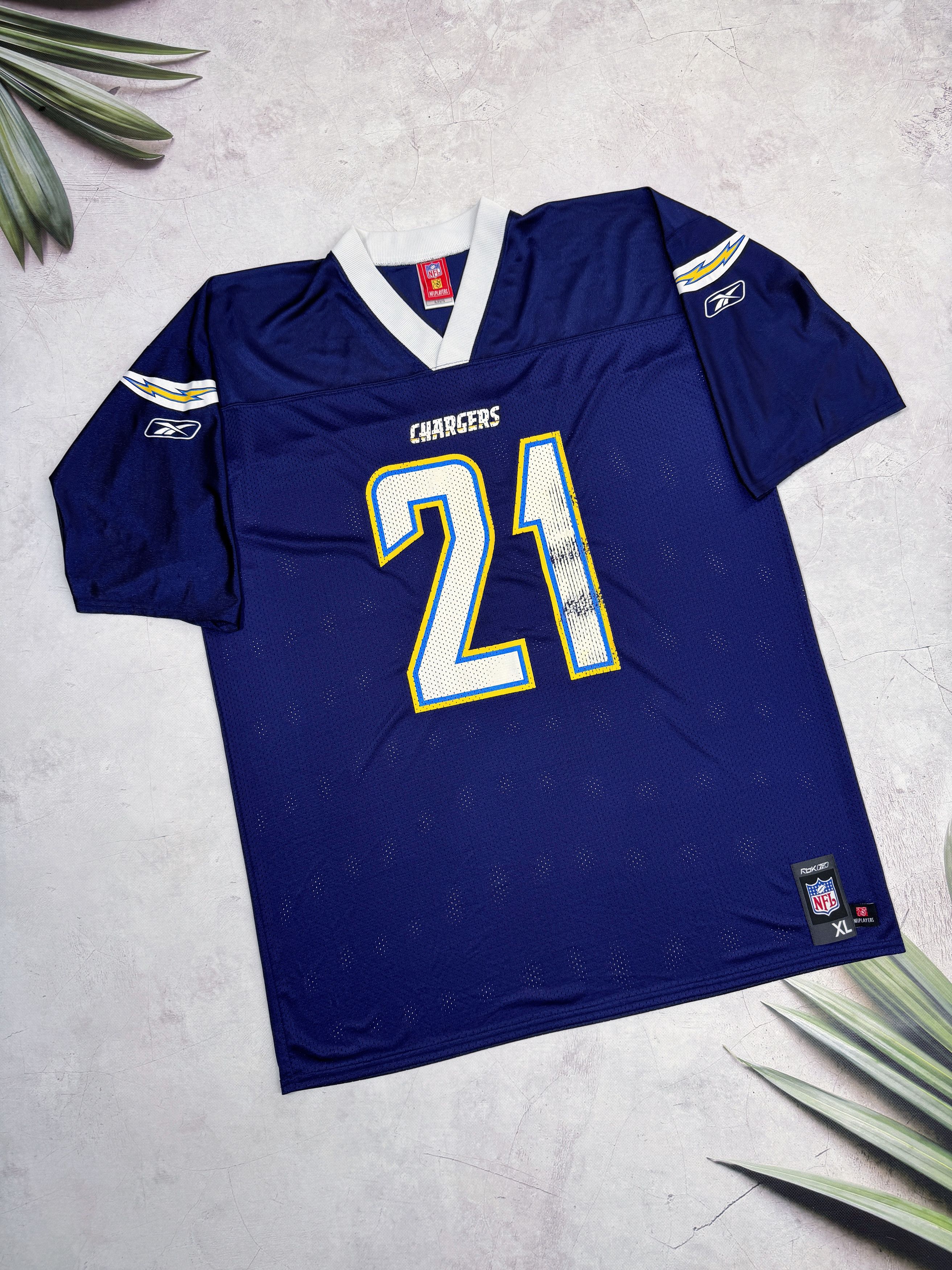 NFL × Reebok × Vintage 2007 Los Angeles Chargers NFL Jersey #21 TOMLINSON by Reebok Size US XL / EU 56 / 4 - 2 Thumbnail