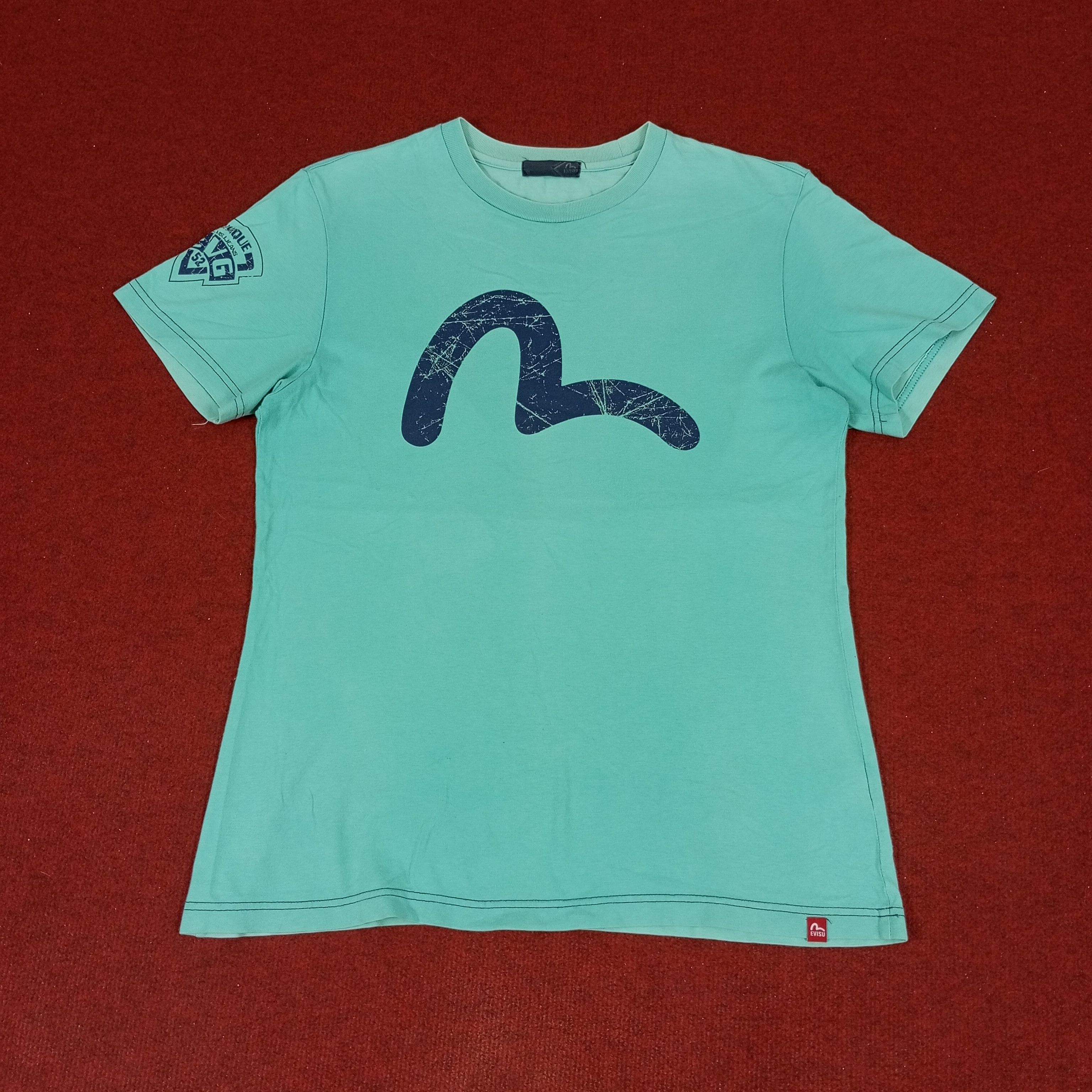 Japanese Brand × Vintage Evisu Japanese Brand Streetwear Style Logo Tshirt Size US M / EU 48-50 / 2 - 1 Thumbnail