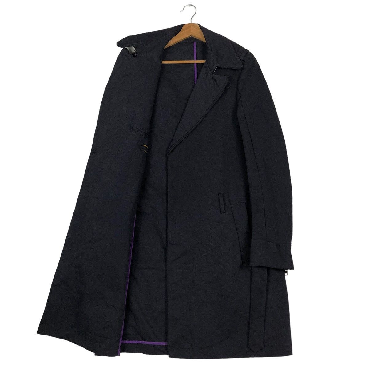 Diesel 🔥RICH BLACK BELT LONG JACKET BONDAGE DIESEL BLACK GOLD Size US L / EU 52-54 / 3 - 11 Thumbnail