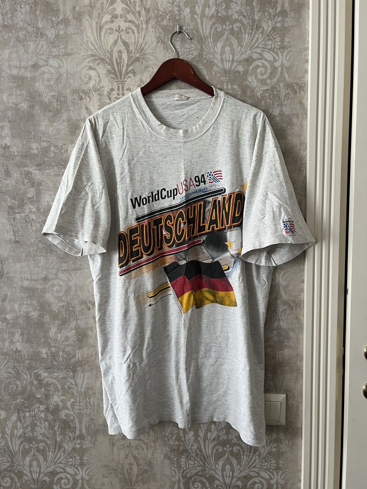 Vintage 1993 World Cup USA Deutschland Germany Soccer Tee
