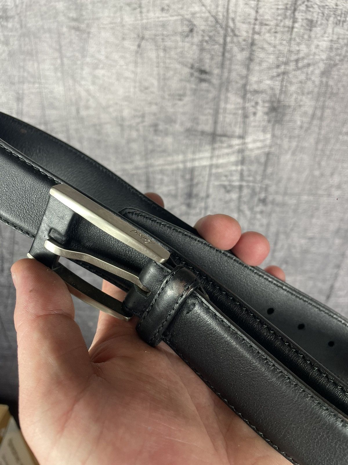 Brioni Brioni Black Leather Belt Size ONE SIZE - 5 Thumbnail