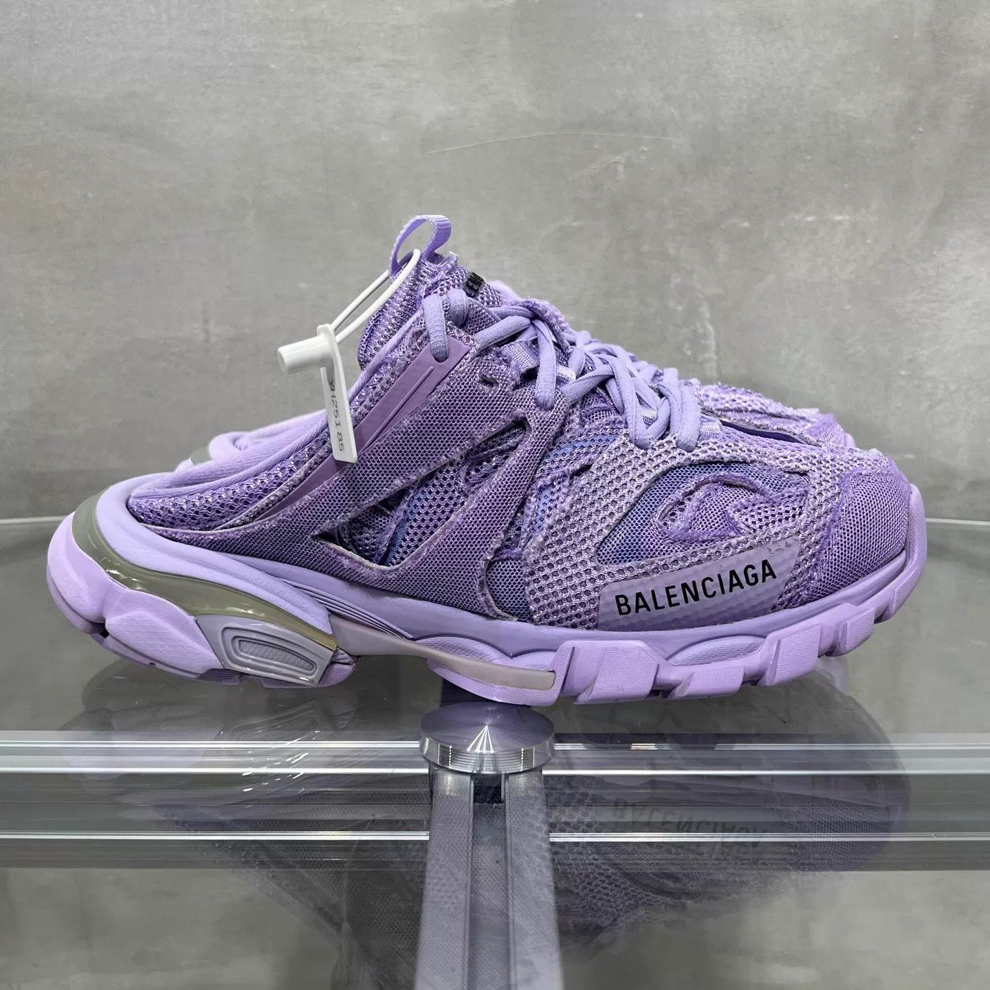 Balenciaga Balenciaga Women's TRACK Lavender Slide 37 YH25185 Size US 7 / IT 37 - 4 Thumbnail