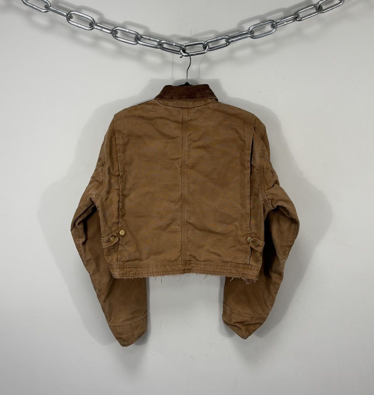 Carhartt Vintage Carhartt Workwear Orange/Brown Boxy Cropped Jacket Size US M / EU 48-50 / 2 - 15 Thumbnail