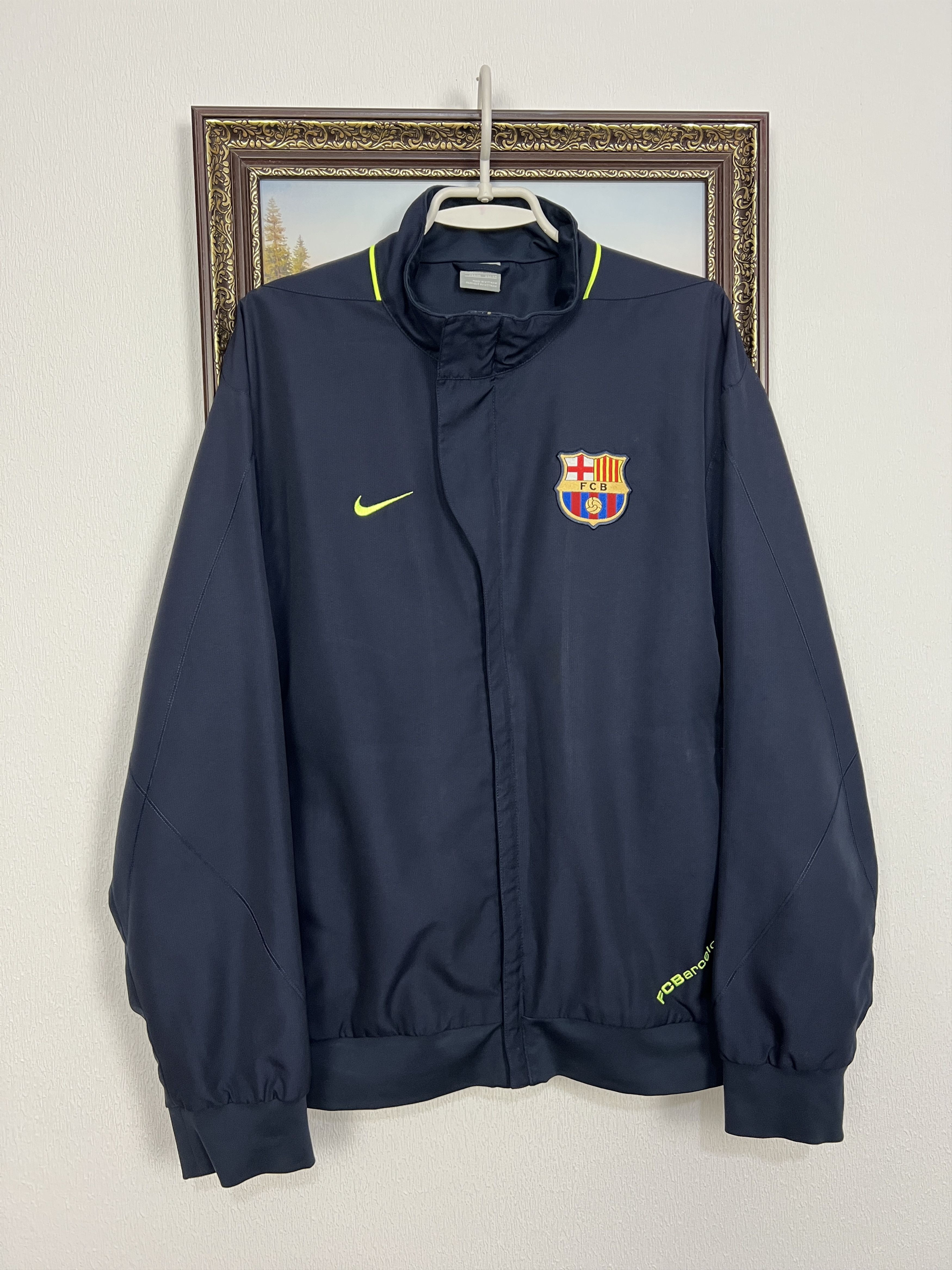 Nike Vintage Nike Barcelona Football Suit Soccer Jacket Pants Set Size US L / EU 52-54 / 3 - 2 Thumbnail