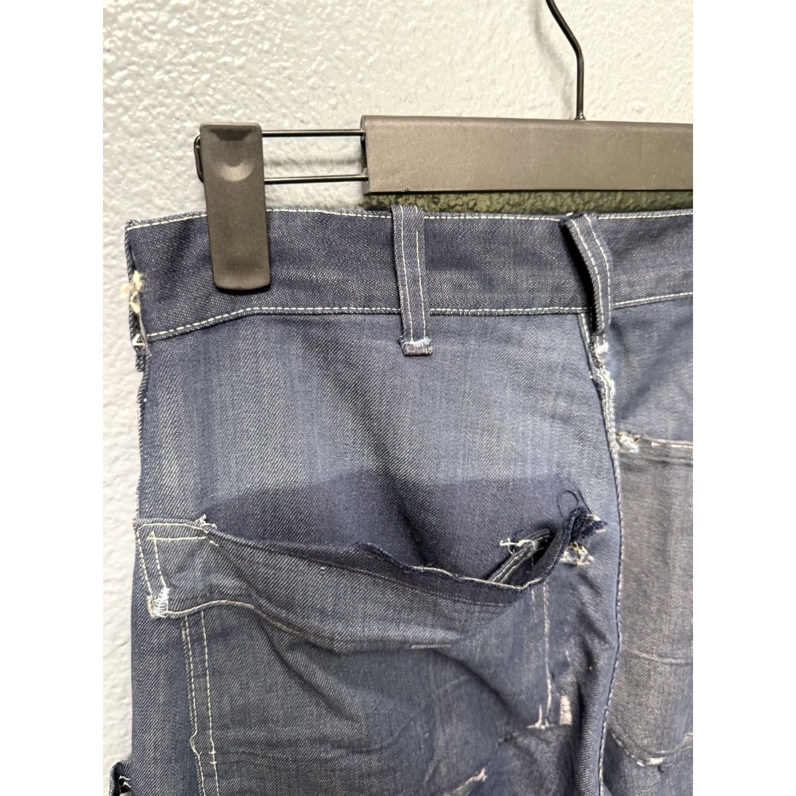 Sears VINTAGE Sears Sanforized Blue Cotton Men’s Carpenter Pants Sz 30 Size US 30 / EU 46 - 4 Thumbnail