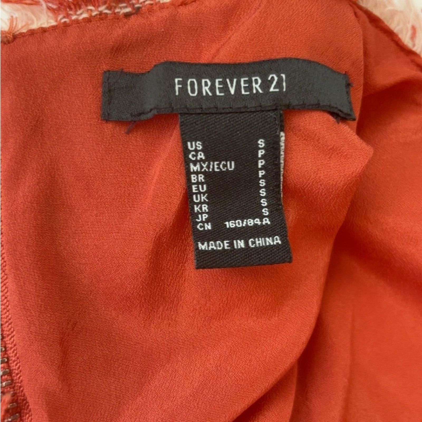 Forever 21 Forever 21 Red and Cream Plaid Mini Dress Size SP Size S / US 4 / IT 40 - 5 Thumbnail