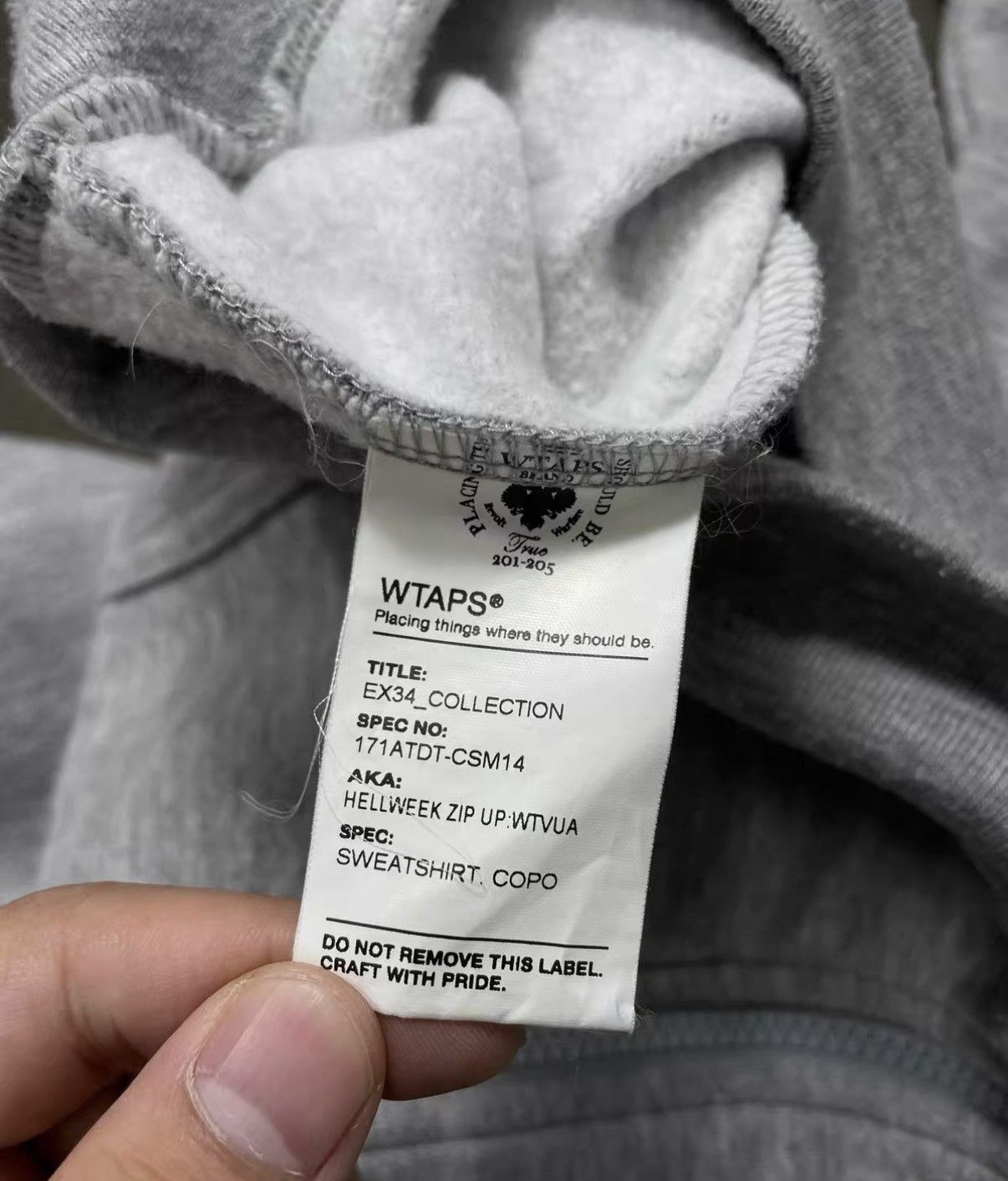 Wtaps WTAPS WTVUA HELLWEEK ZIP UP 17SS Hoodie J16 Size US S / EU 44-46 / 1 - 7 Thumbnail