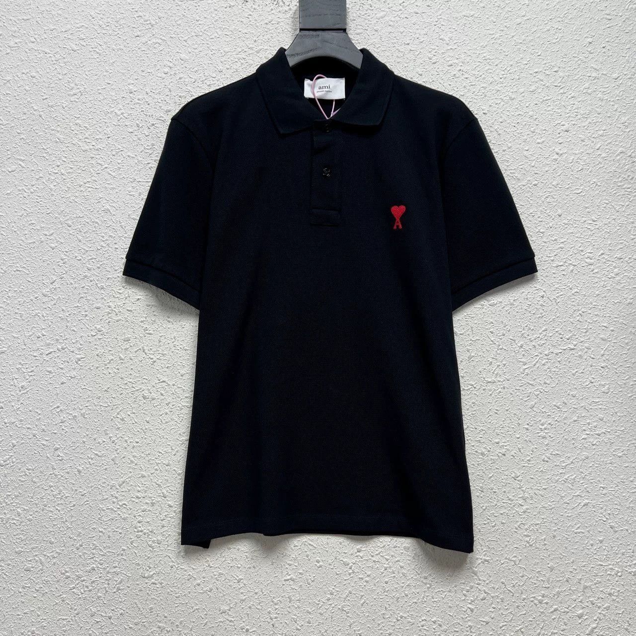 AMI Ami Heart Embroidery Short-Sleeve Polo Size US M / EU 48-50 / 2 - 1 Thumbnail