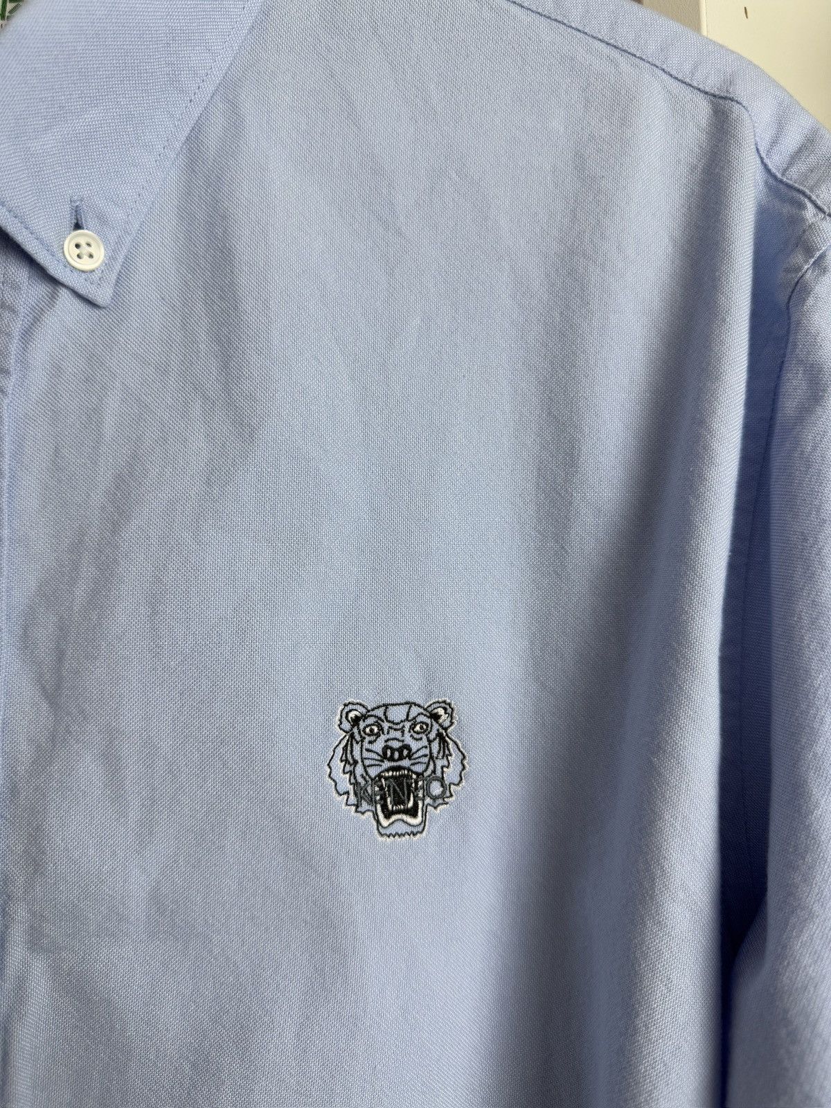 Designer × Kenzo Kenzo tiger logo Oxford longsleeve shirt XL designer luxury Size US XL / EU 56 / 4 - 6 Thumbnail